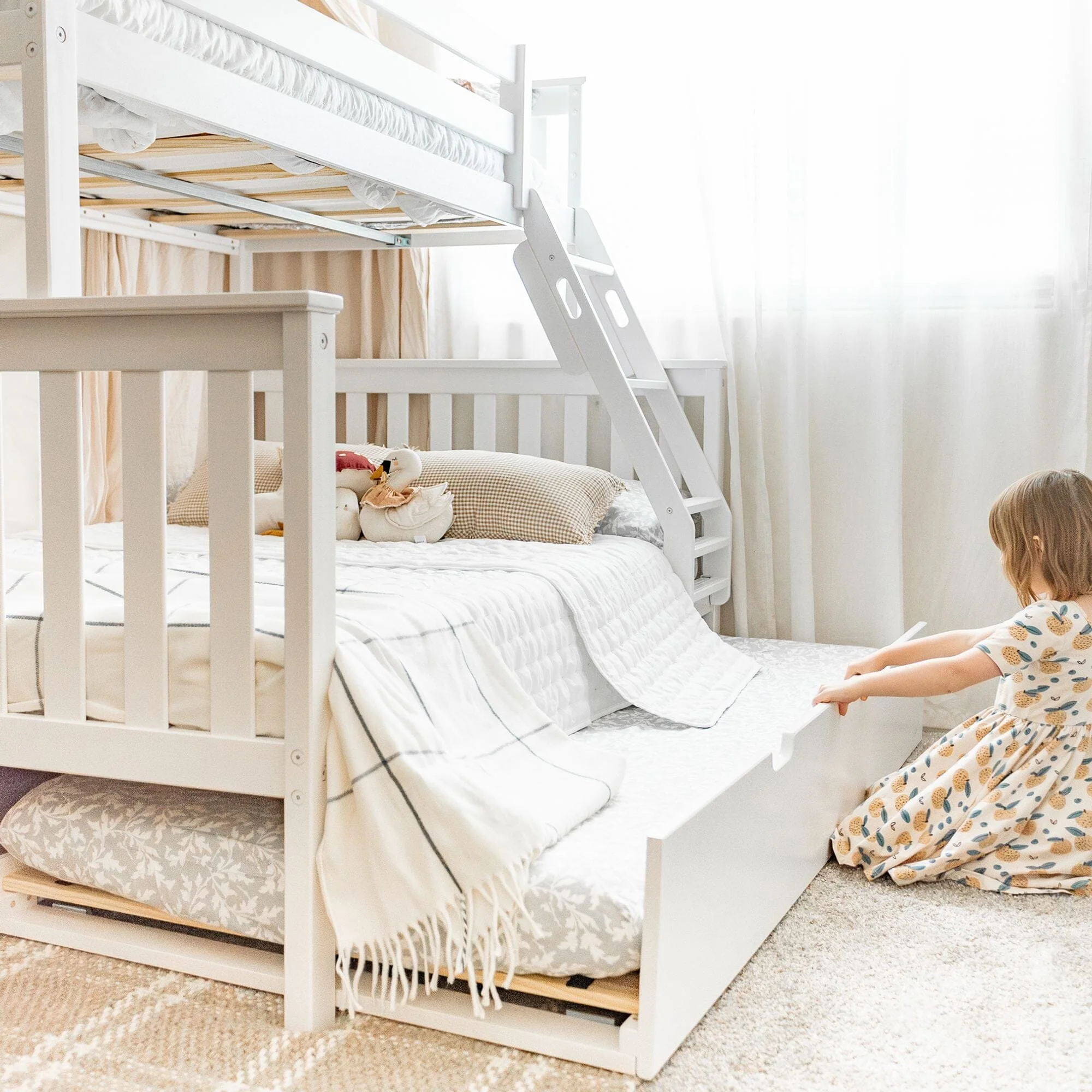 Twin Over Full Bunk Bed With Trundle - Image 6