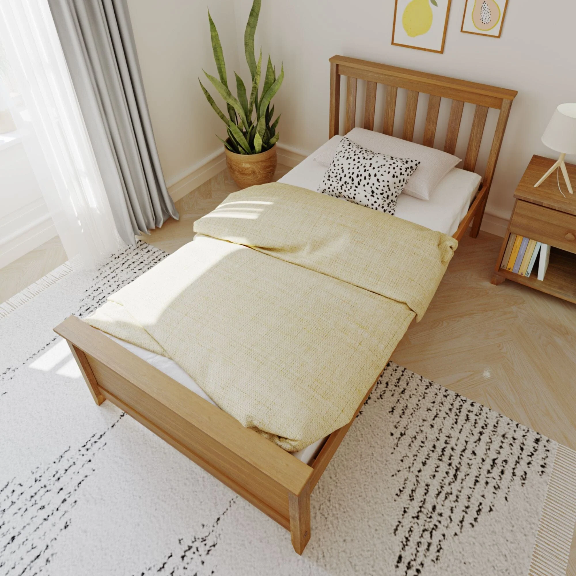 Twin Slatted Bed - Image 35
