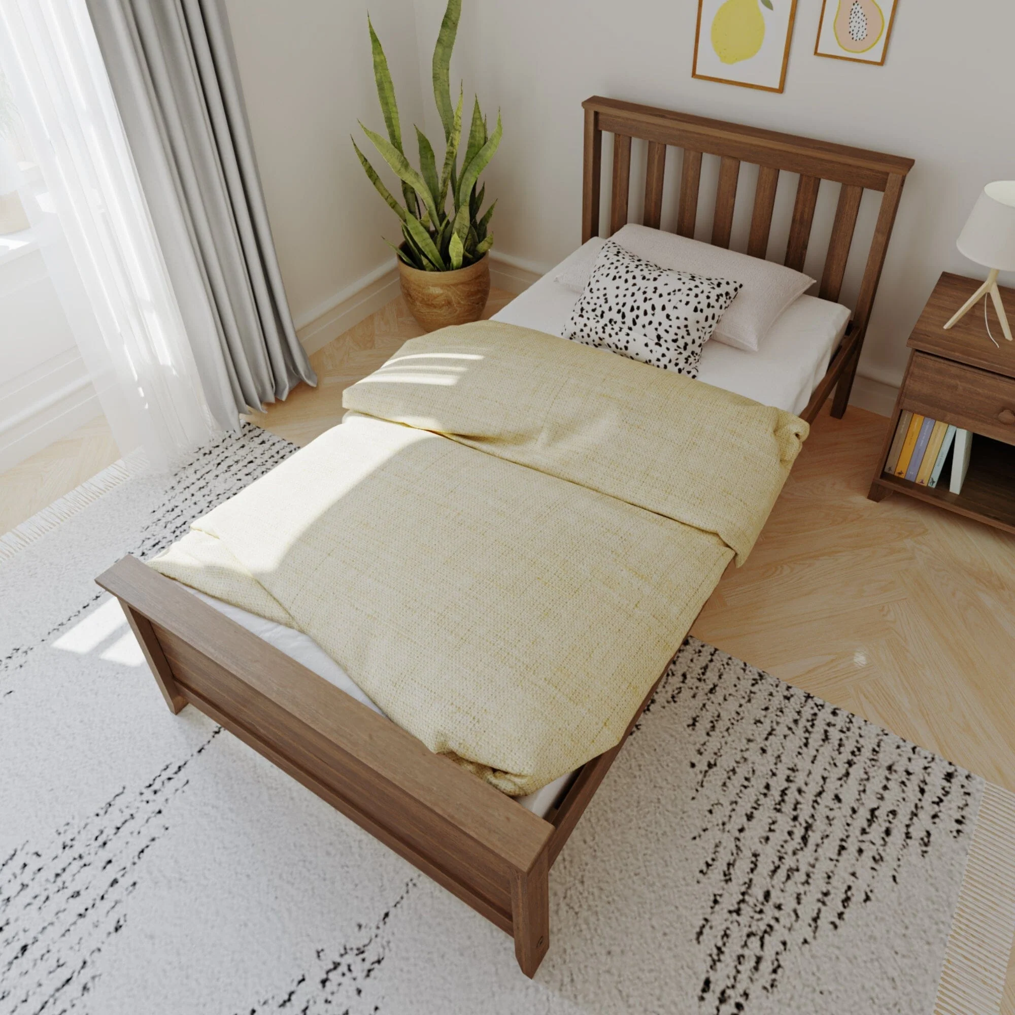 Twin Slatted Bed - Image 36