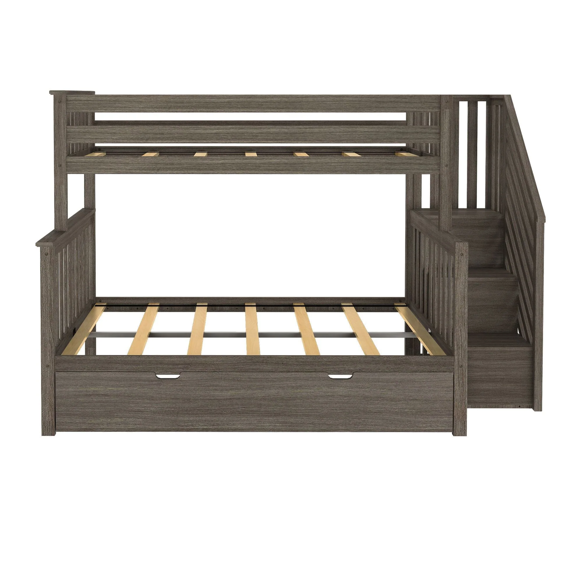 Twin Over Full Bunk Bed With Stairs & Trundle - Image 14