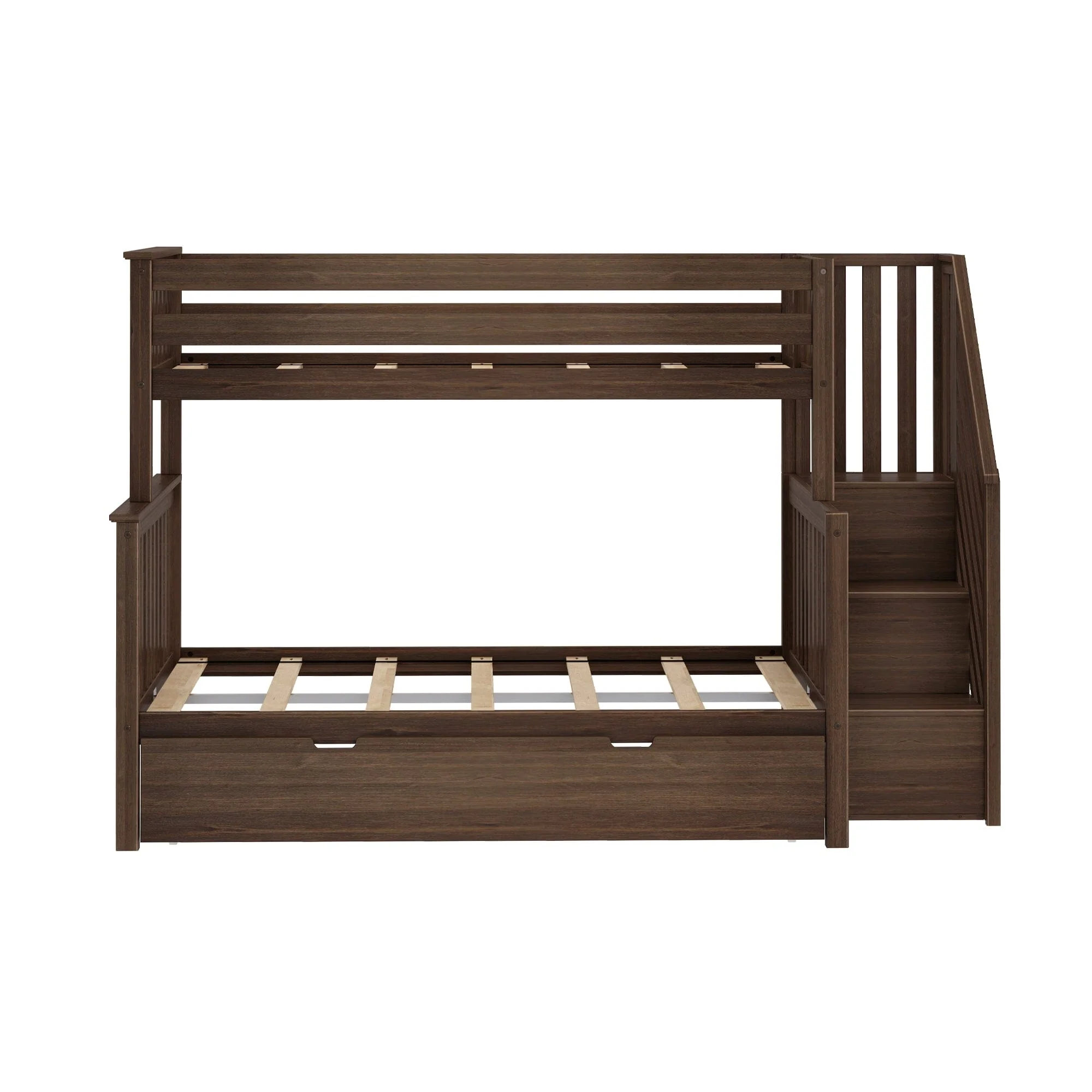 Twin Over Full Bunk Bed With Stairs & Trundle - Image 16