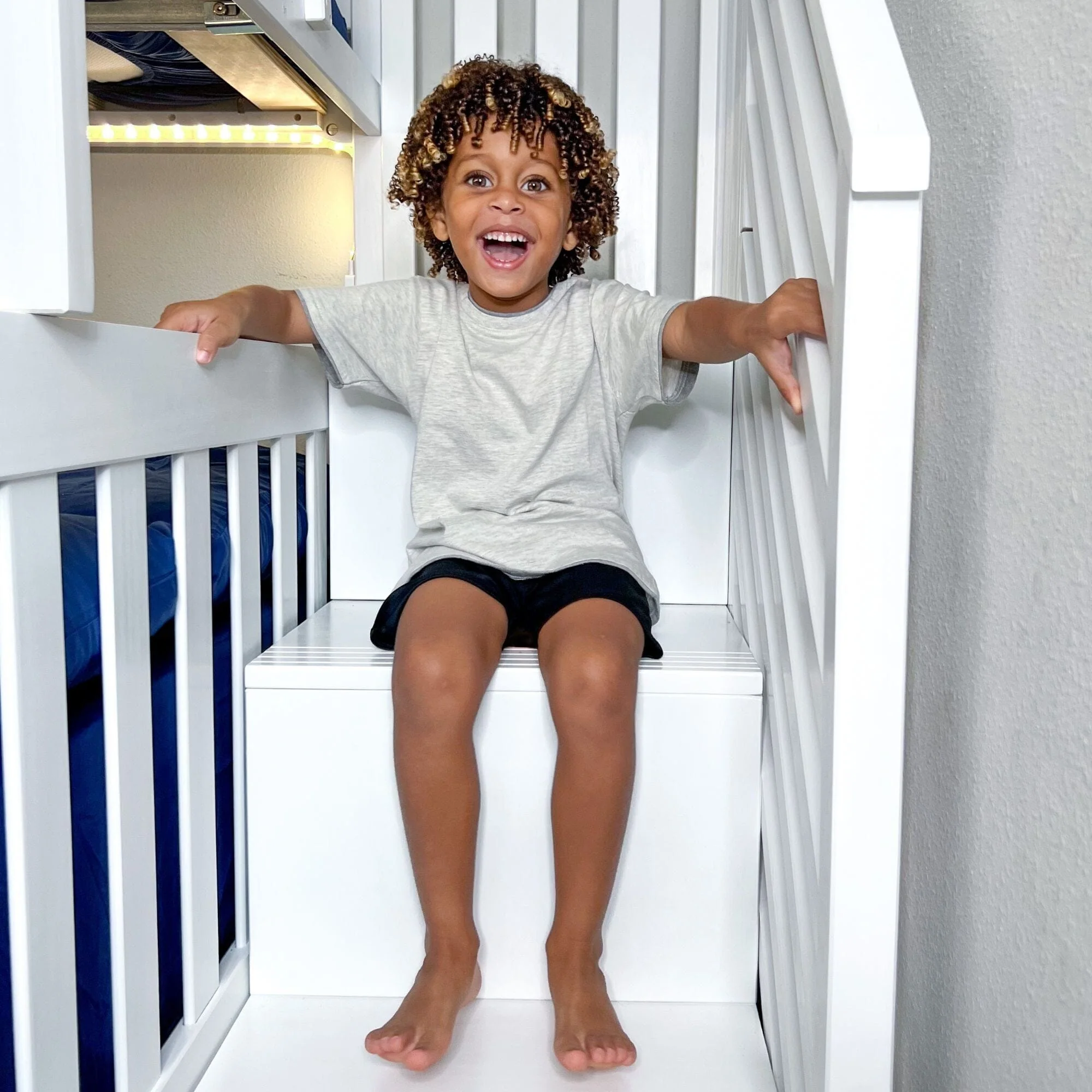 Twin Over Full Bunk Bed With Stairs & Trundle - Image 17