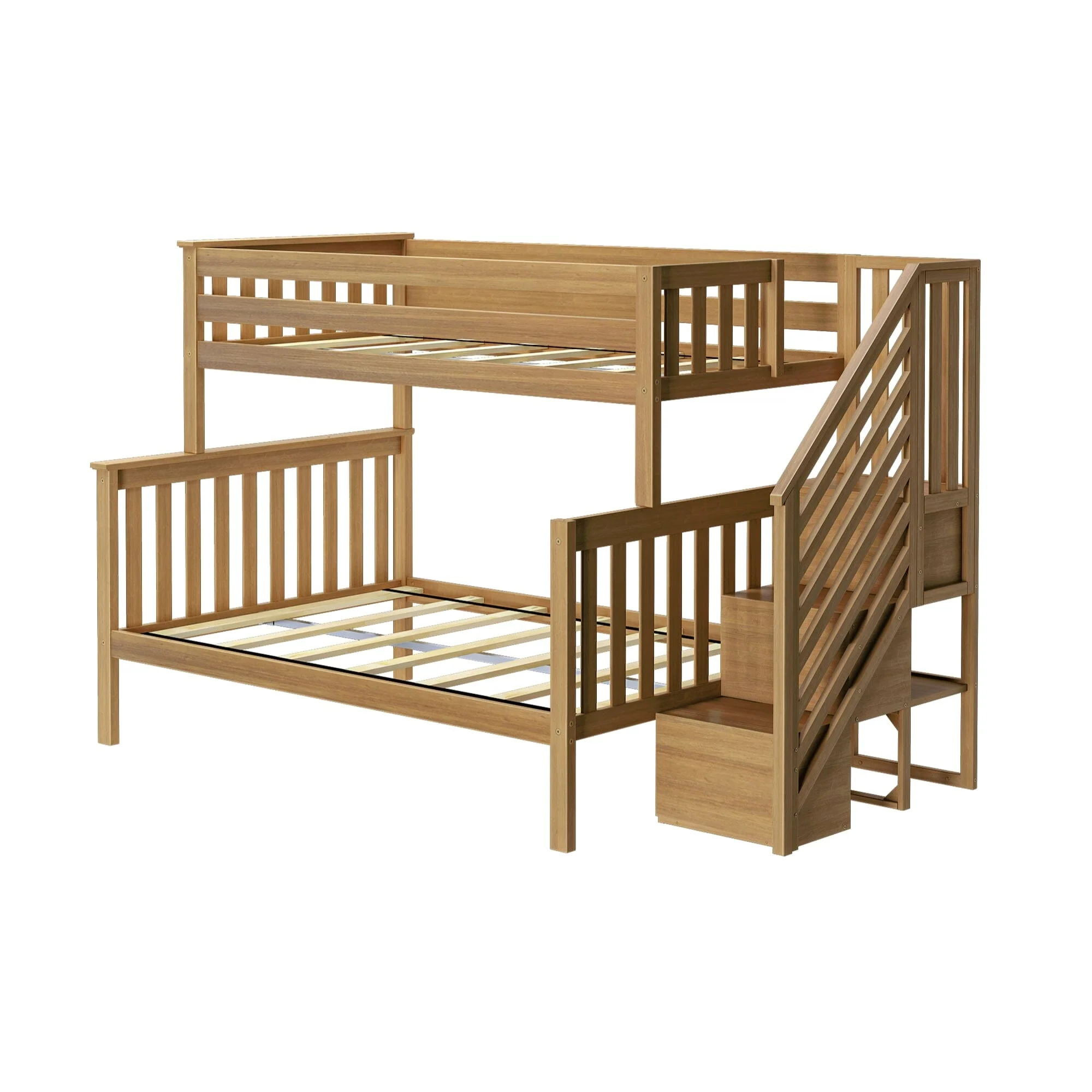 Twin Over Full Bunk Bed With Stairs - Image 11
