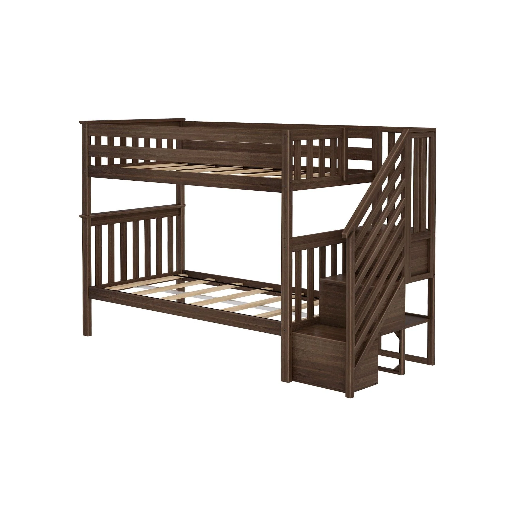 Twin Over Twin Bunk Bed With Stairs - Image 19