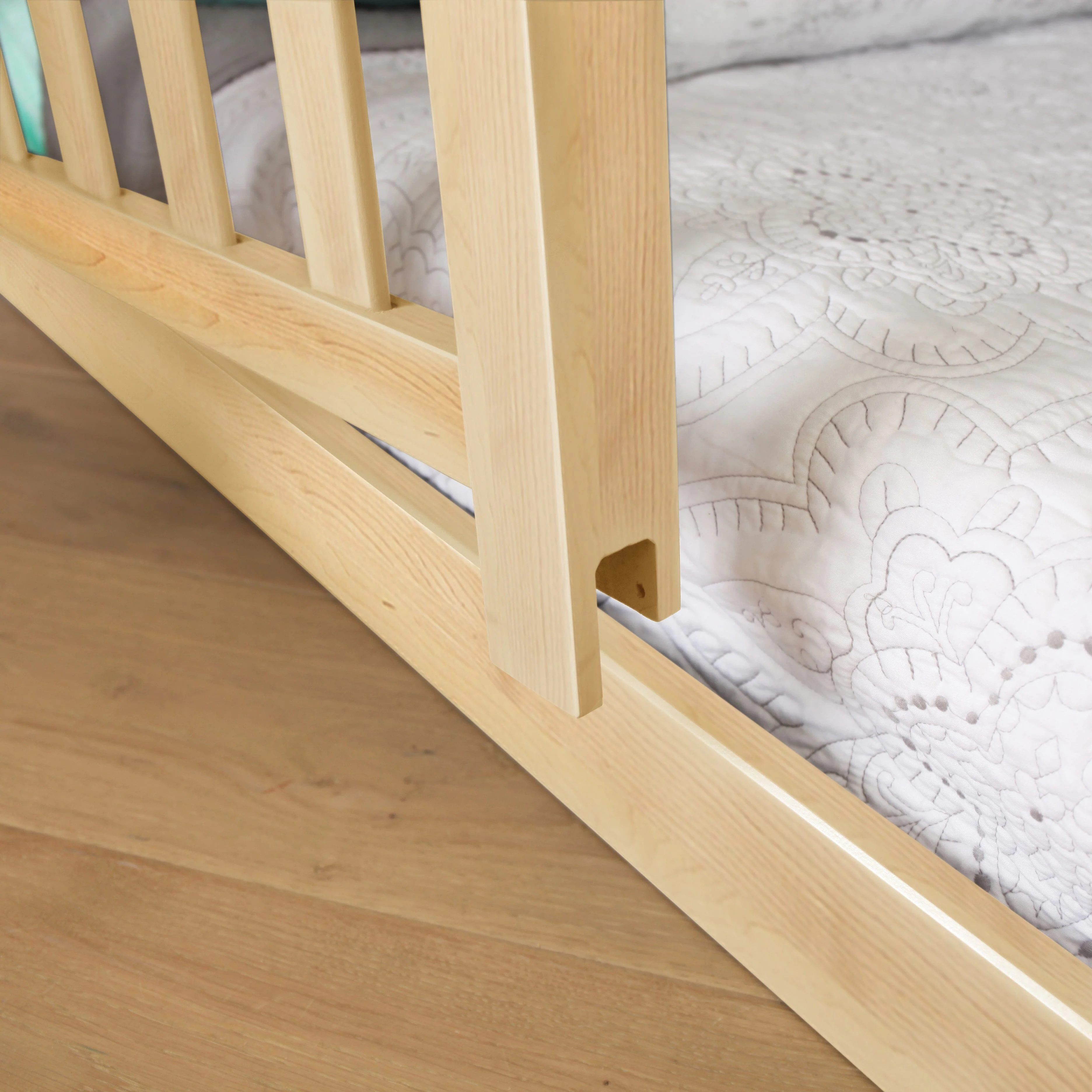 Twin Over Twin Low Bunk With Guardrails - Image 76
