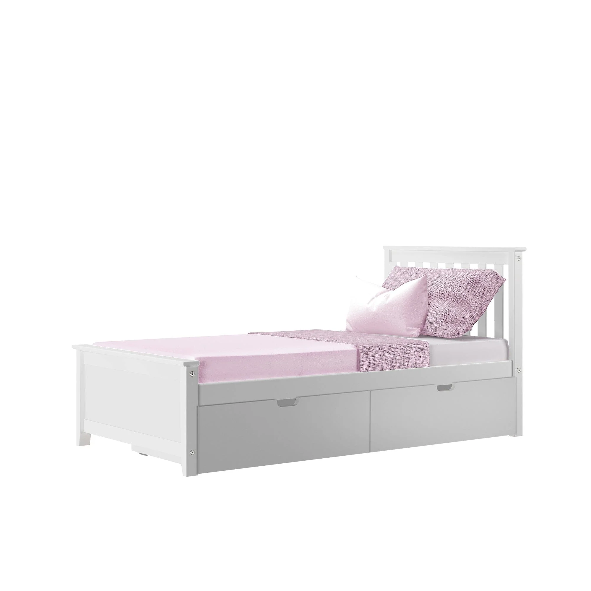 Twin Slatted Bed With Storage Drawers - Image 14