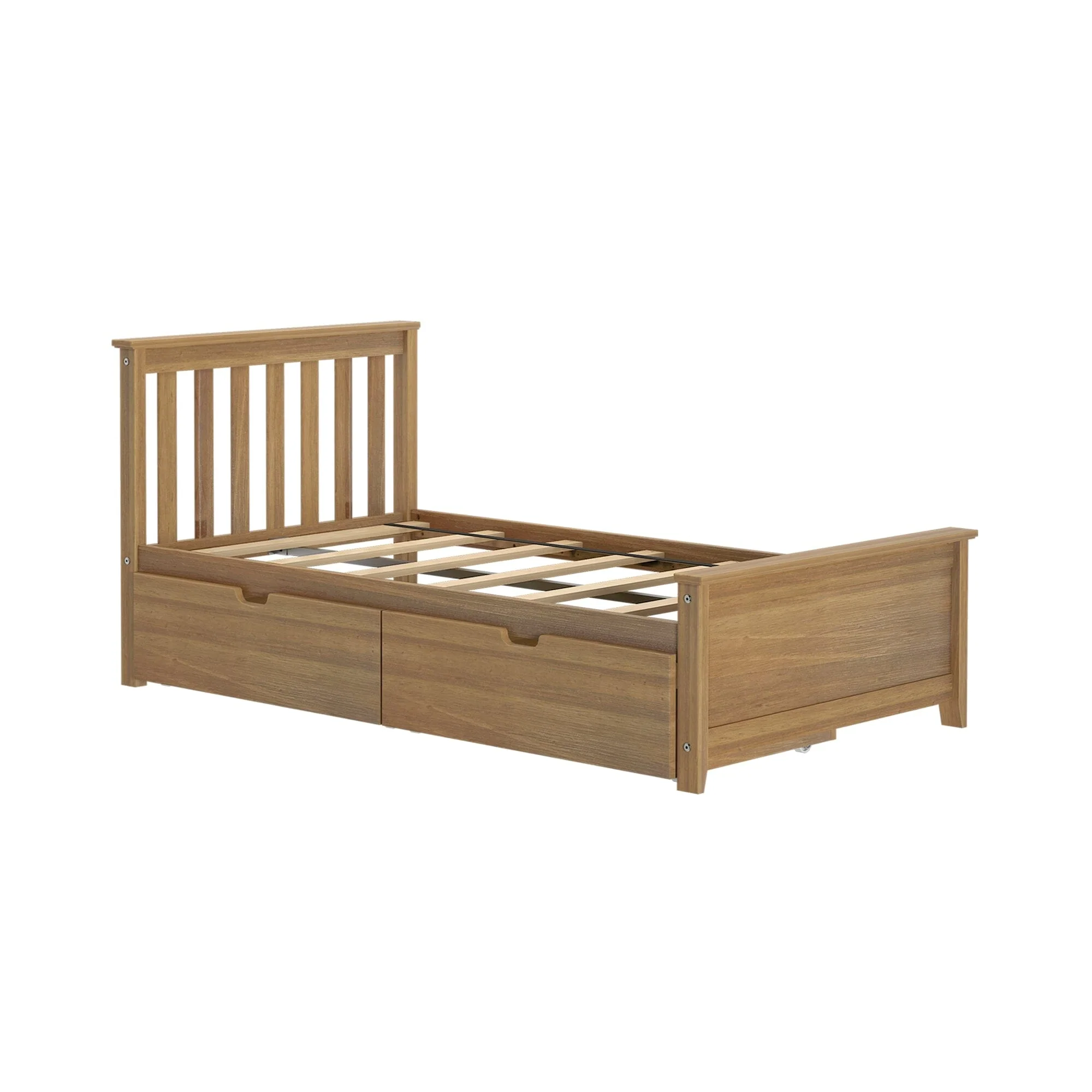 Twin Slatted Bed With Storage Drawers - Image 17