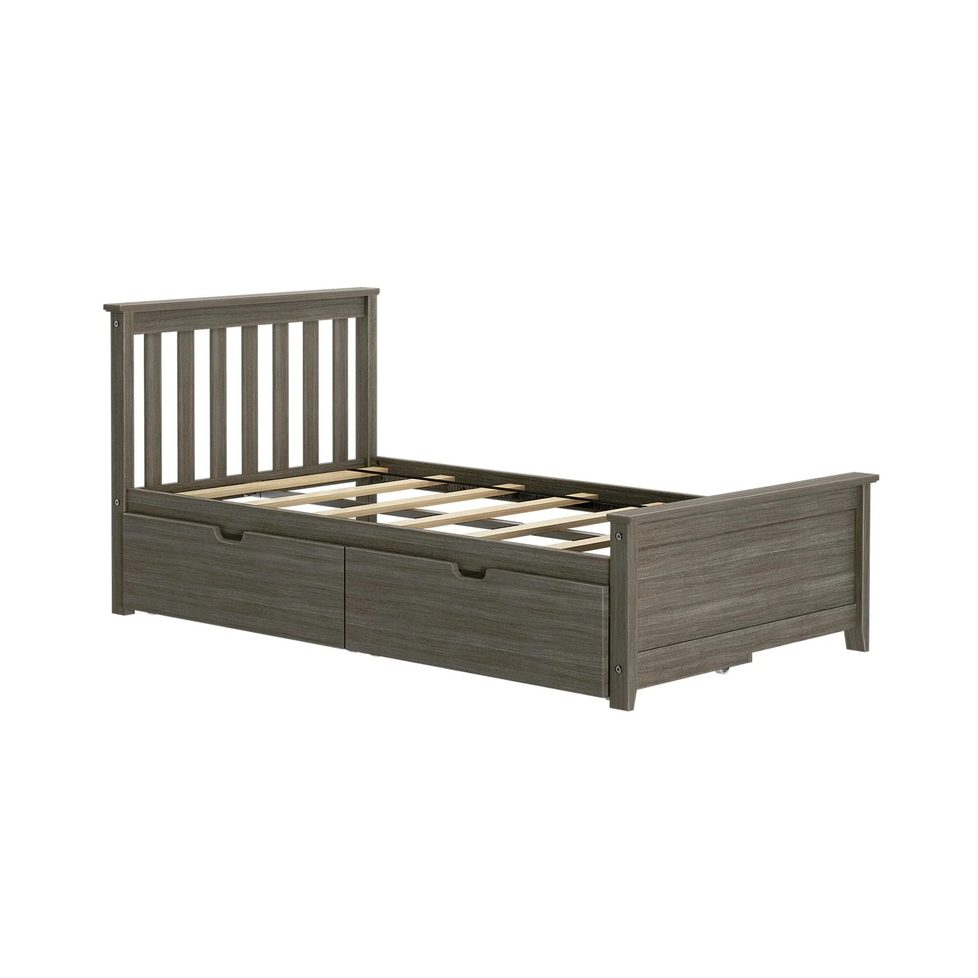 Twin Slatted Bed With Storage Drawers - Image 18