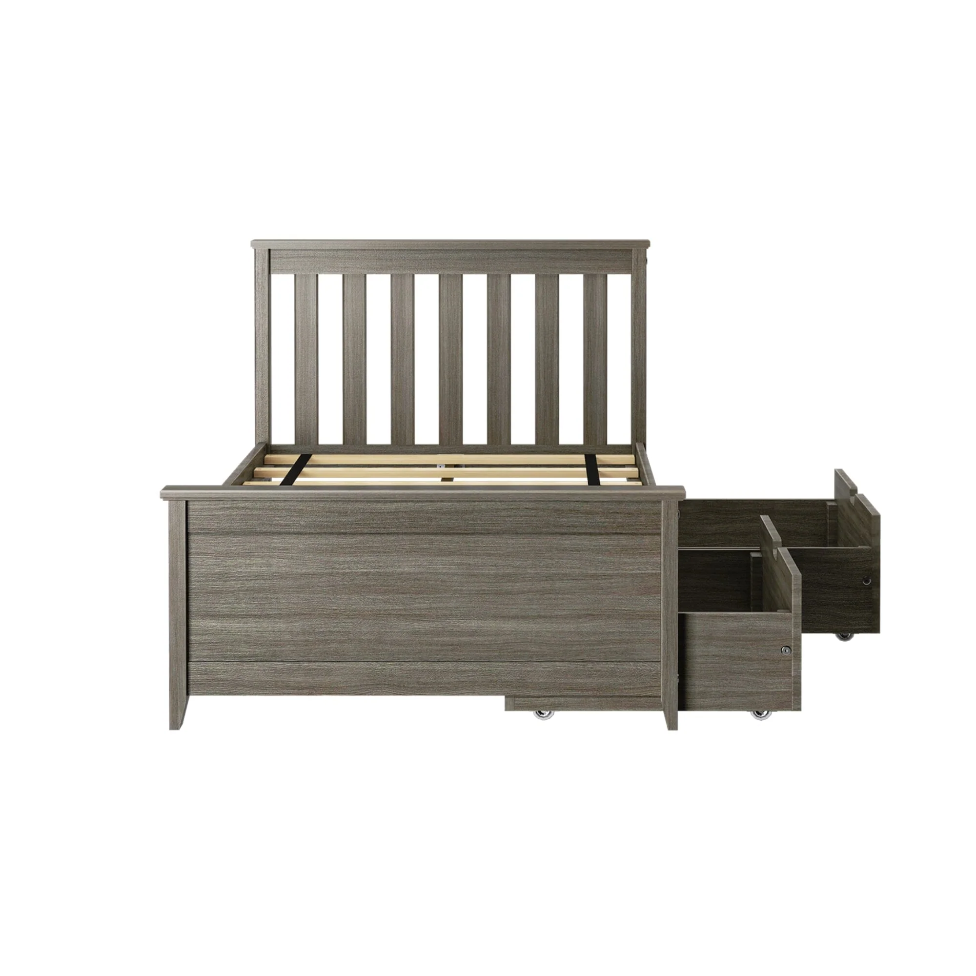 Twin Slatted Bed With Storage Drawers - Image 24