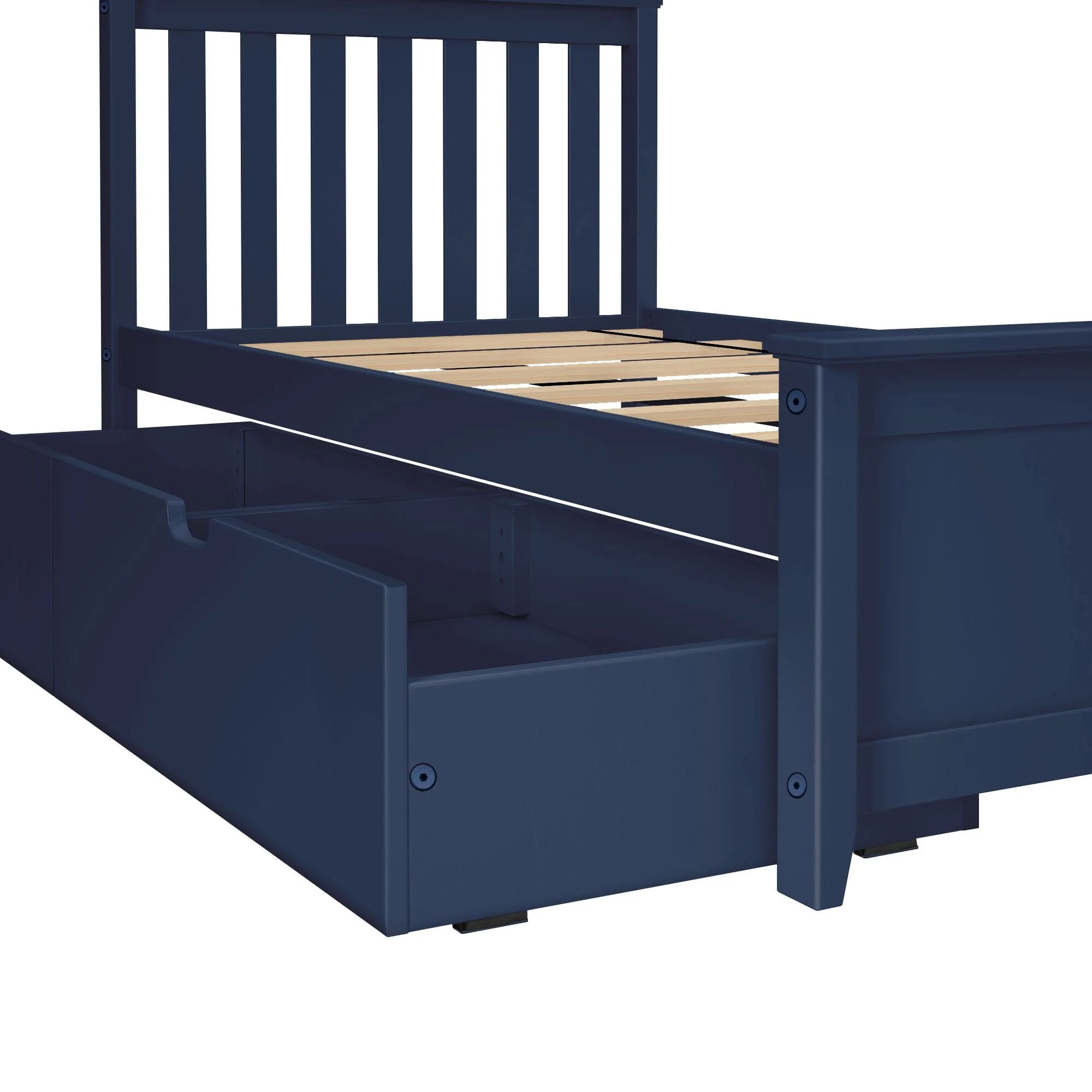 Twin Slatted Bed With Storage Drawers - Image 27