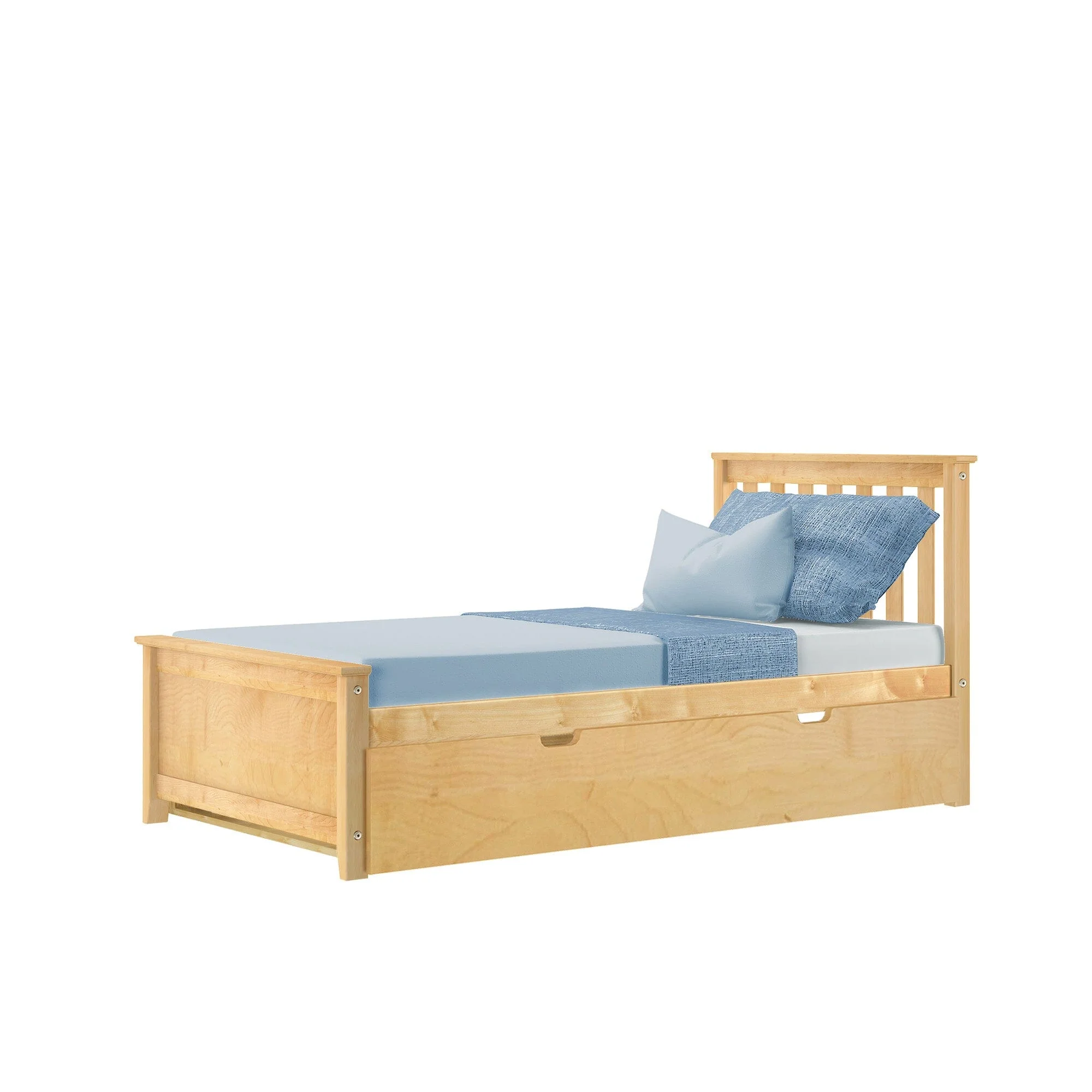 Twin Slatted Bed With Trundle - Image 14