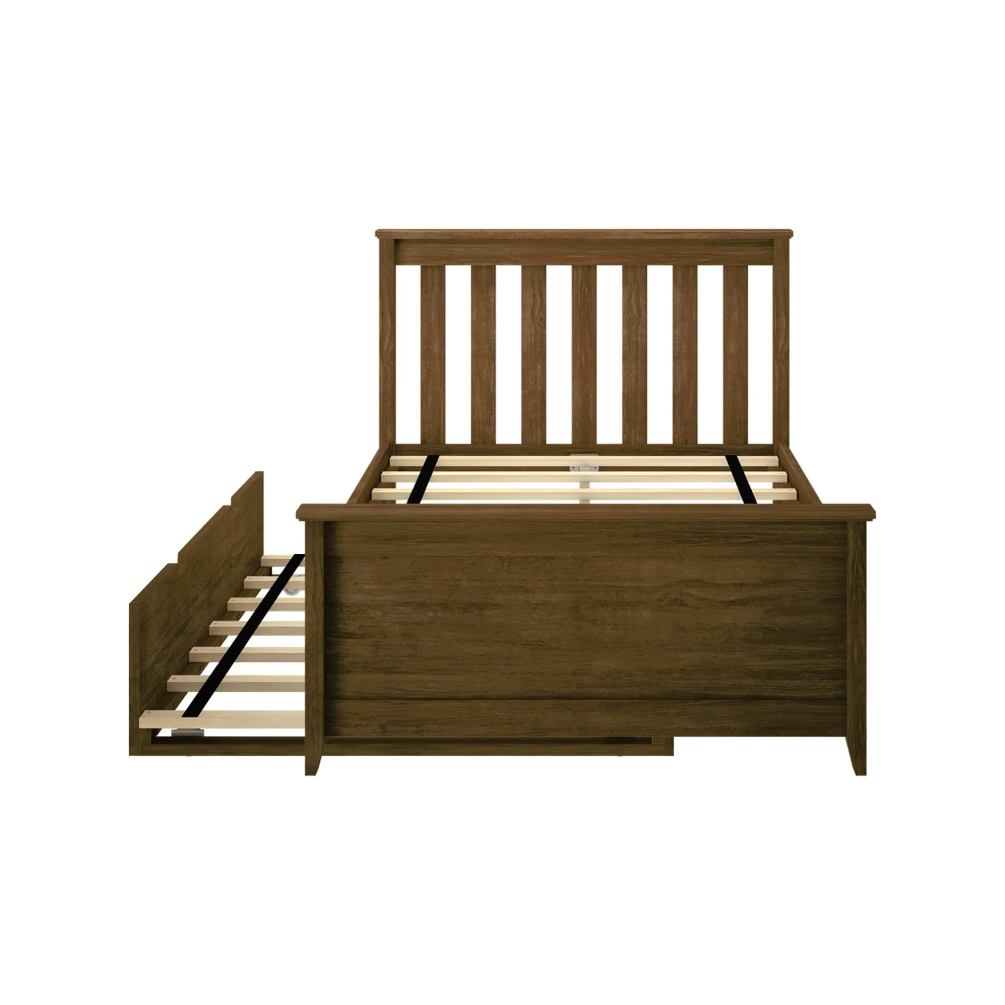 Twin Slatted Bed With Trundle - Image 18