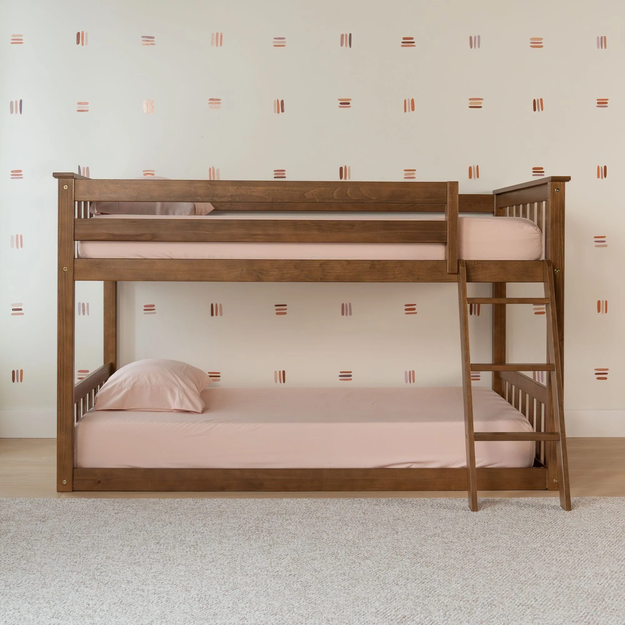 Twin Over Twin Low Bunk Bed - Image 11