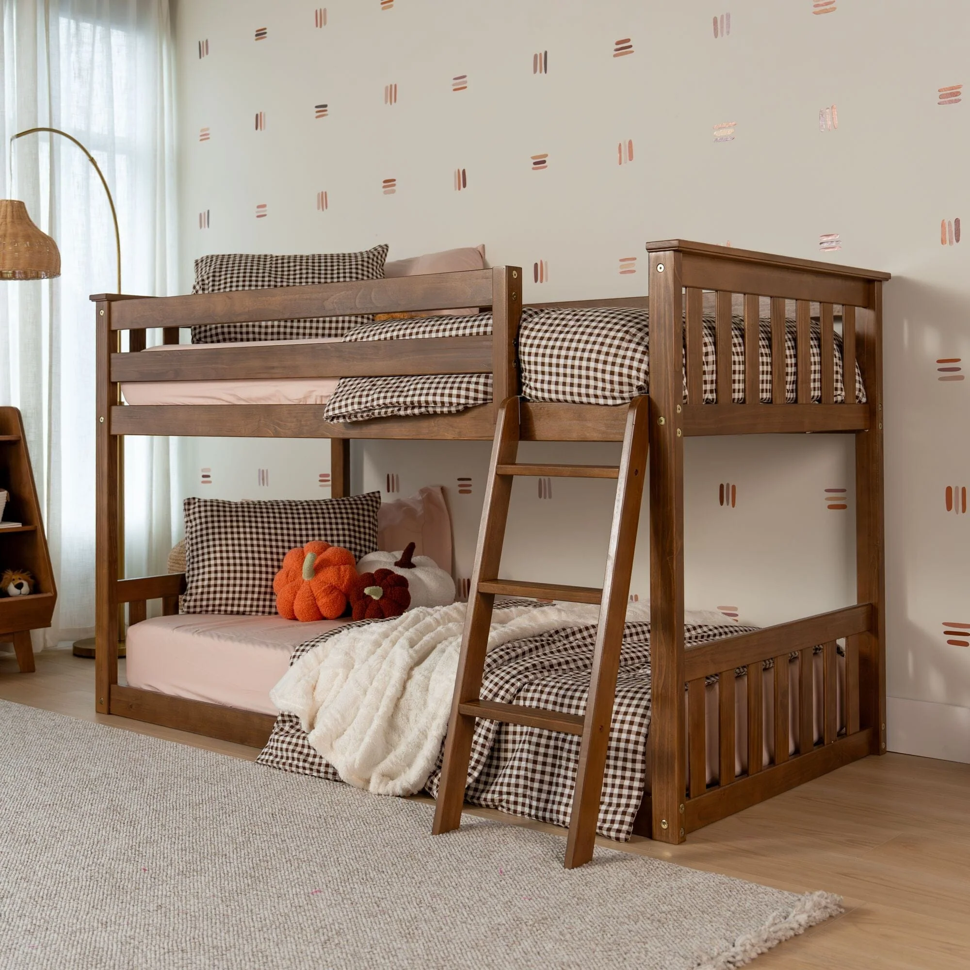 Twin Over Twin Low Bunk Bed - Image 40