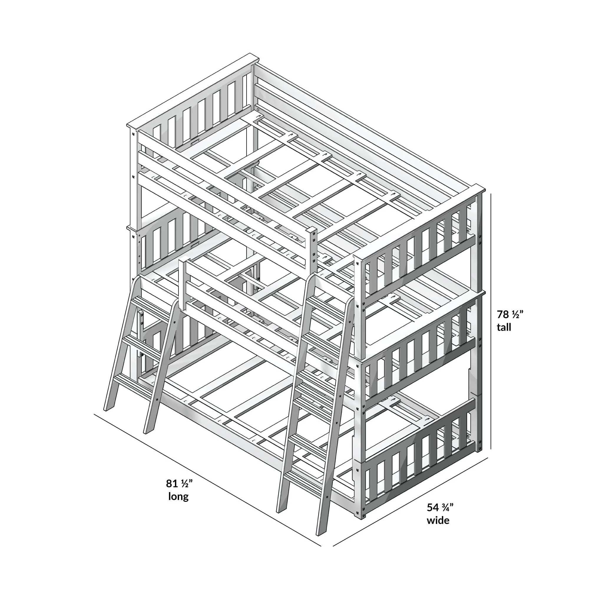 Twin Triple Bunk - Image 8