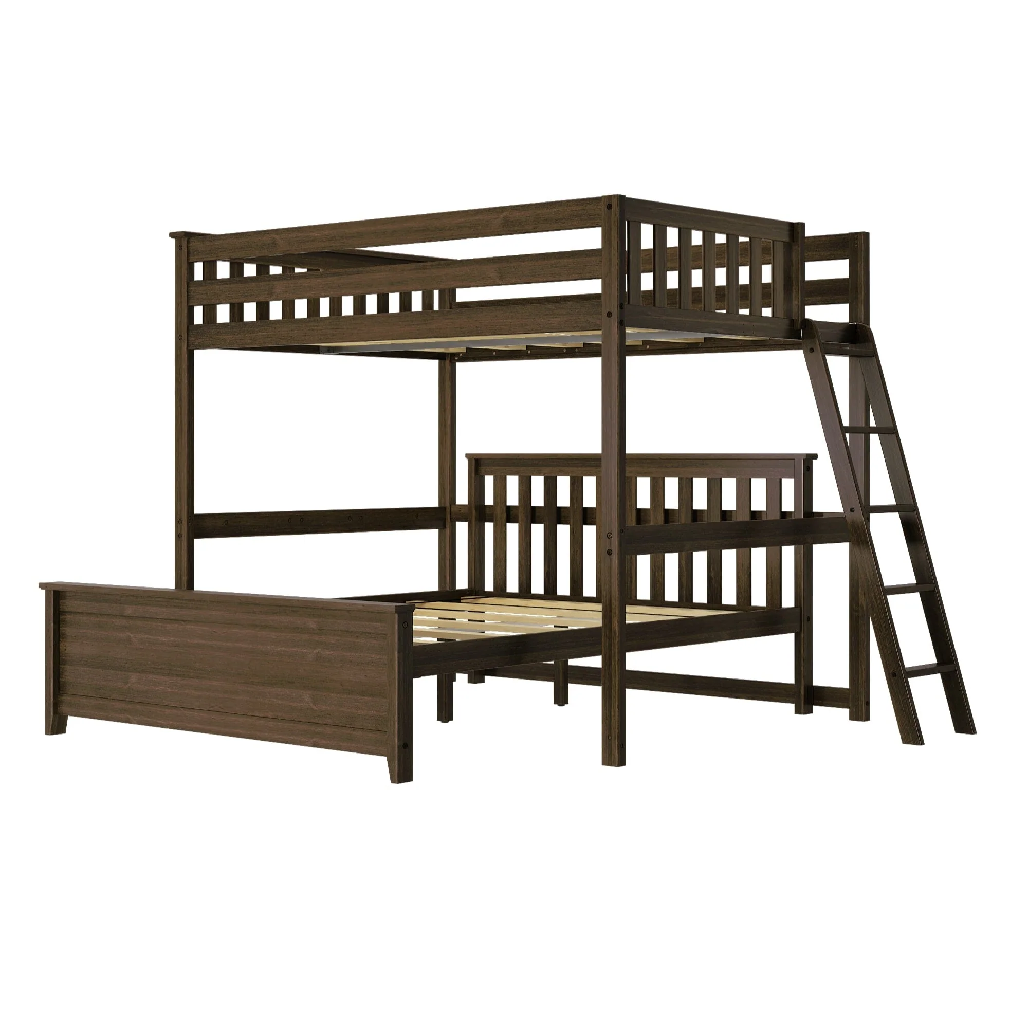 Full Over Queen L-Shaped Bunk Bed - Image 11