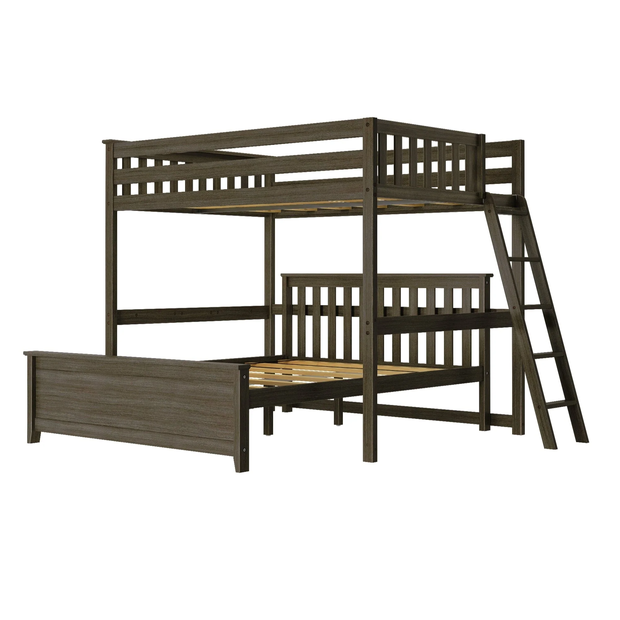 Full Over Queen L-Shaped Bunk Bed - Image 12