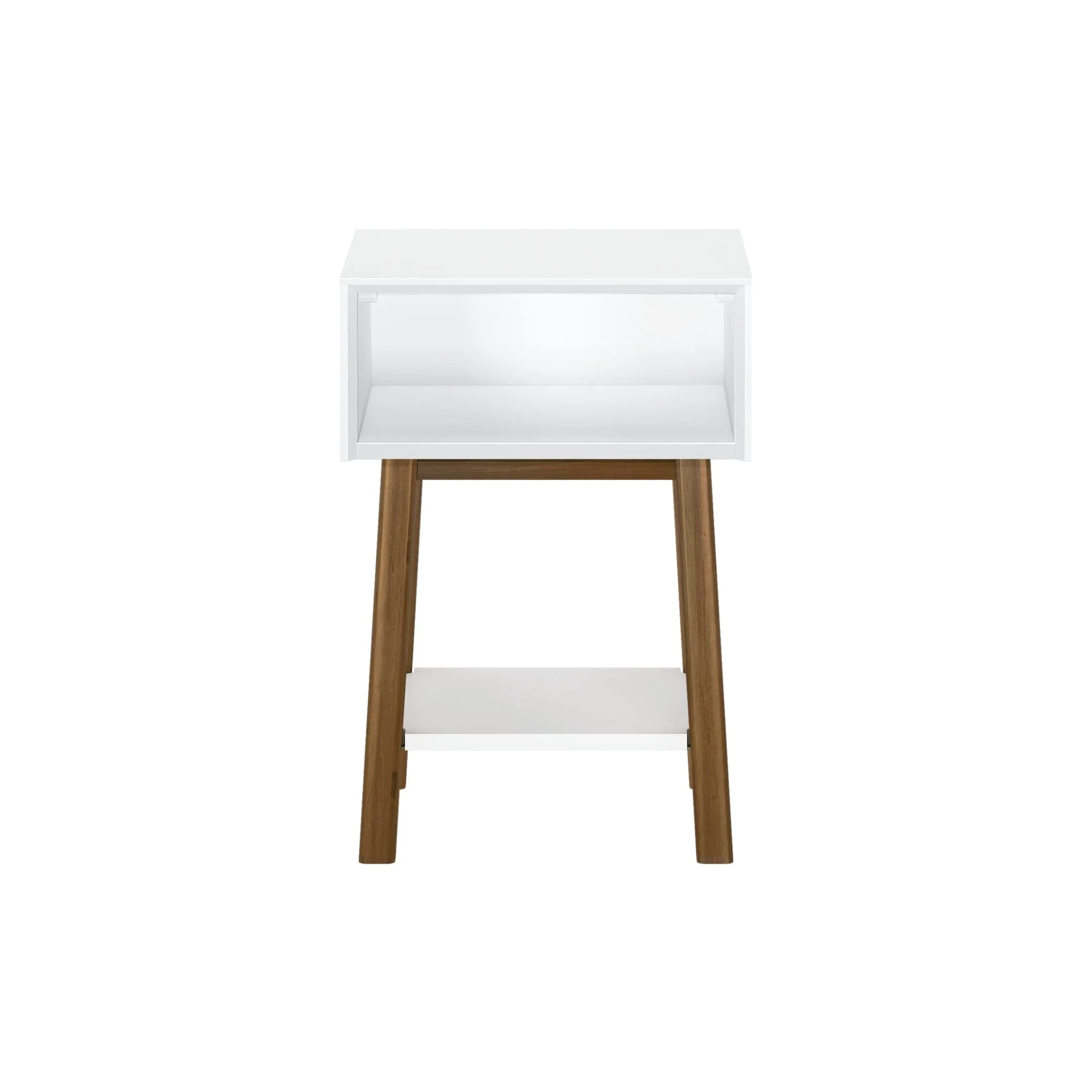 Mid-Century Modern Cubby Nightstand - Image 13