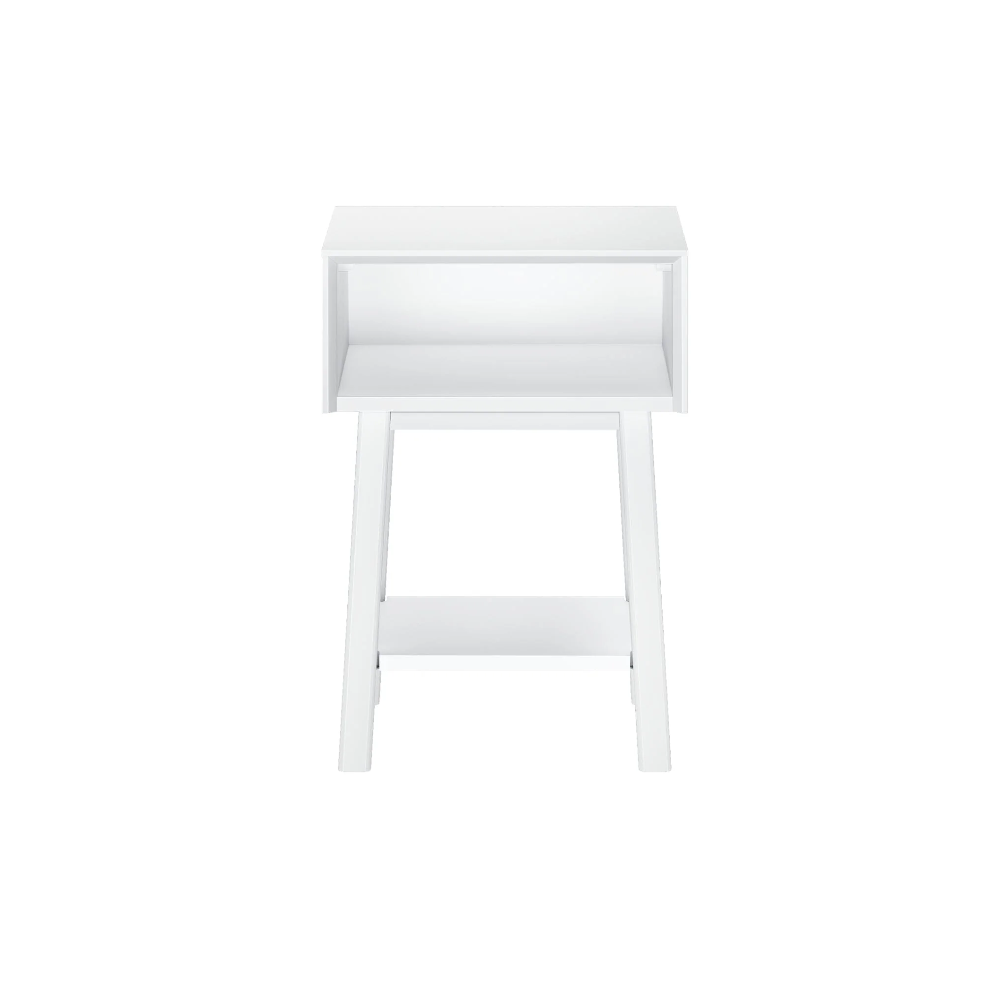 Mid-Century Modern Cubby Nightstand - Image 14