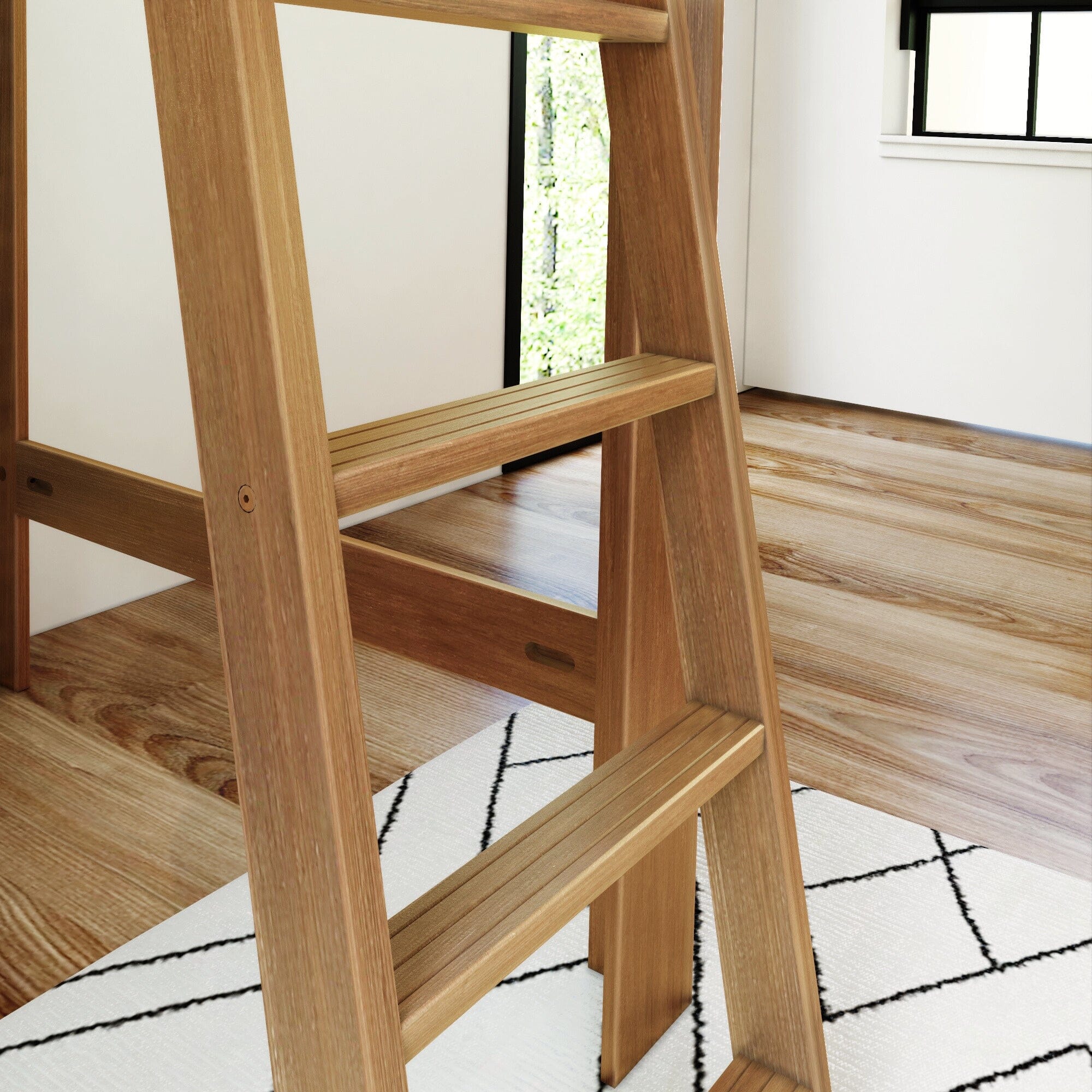 Mid-Century Modern Full Loft Bed - Image 17