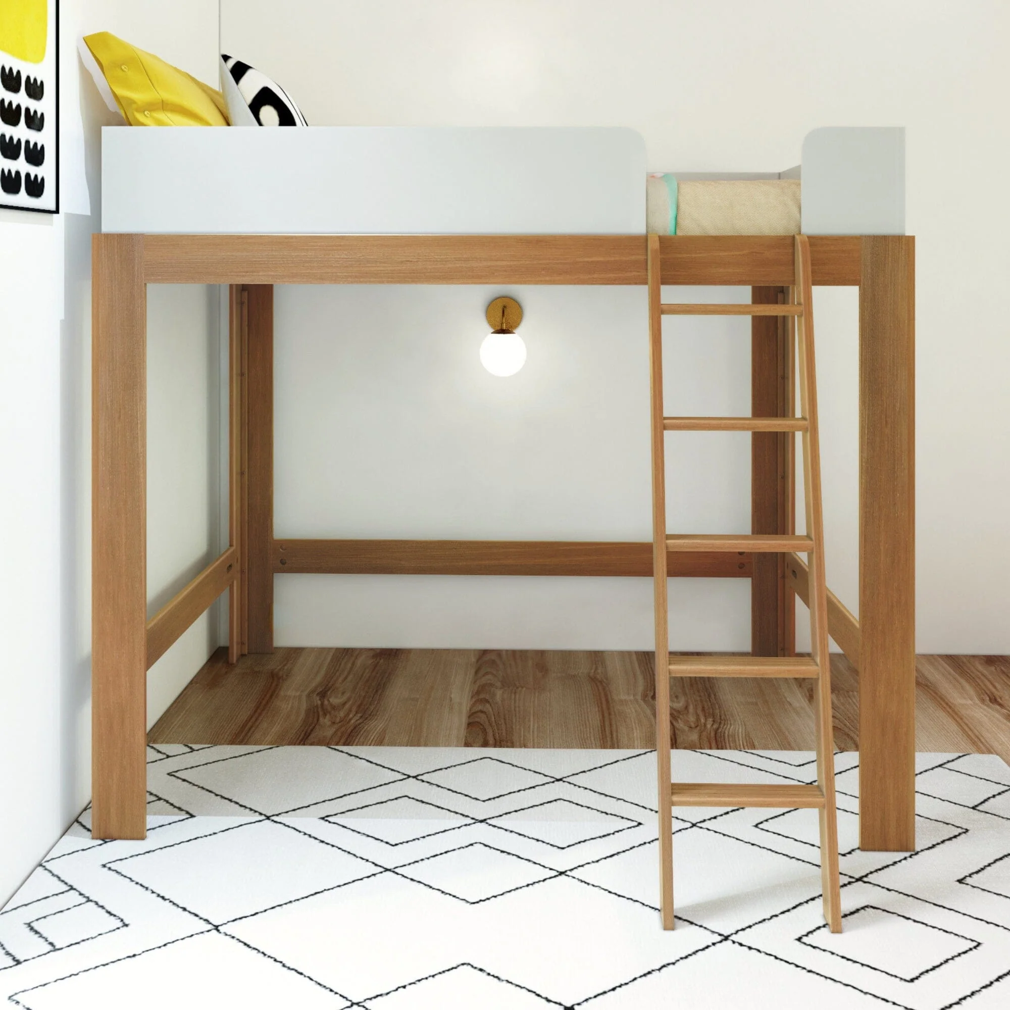 Mid-Century Modern Full Loft Bed - Image 5