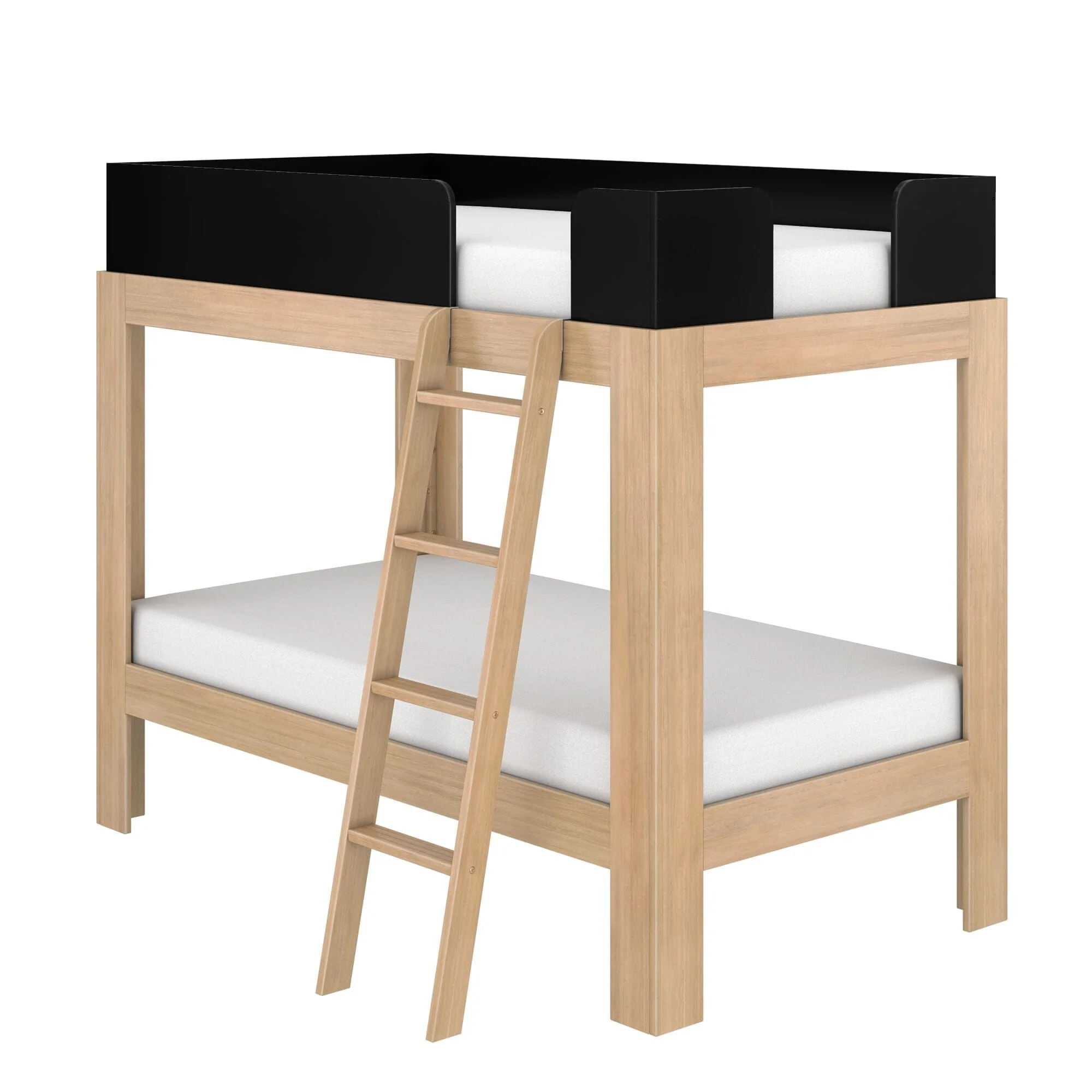 Mid-Century Modern Twin Over Twin Bunk Bed - Image 14