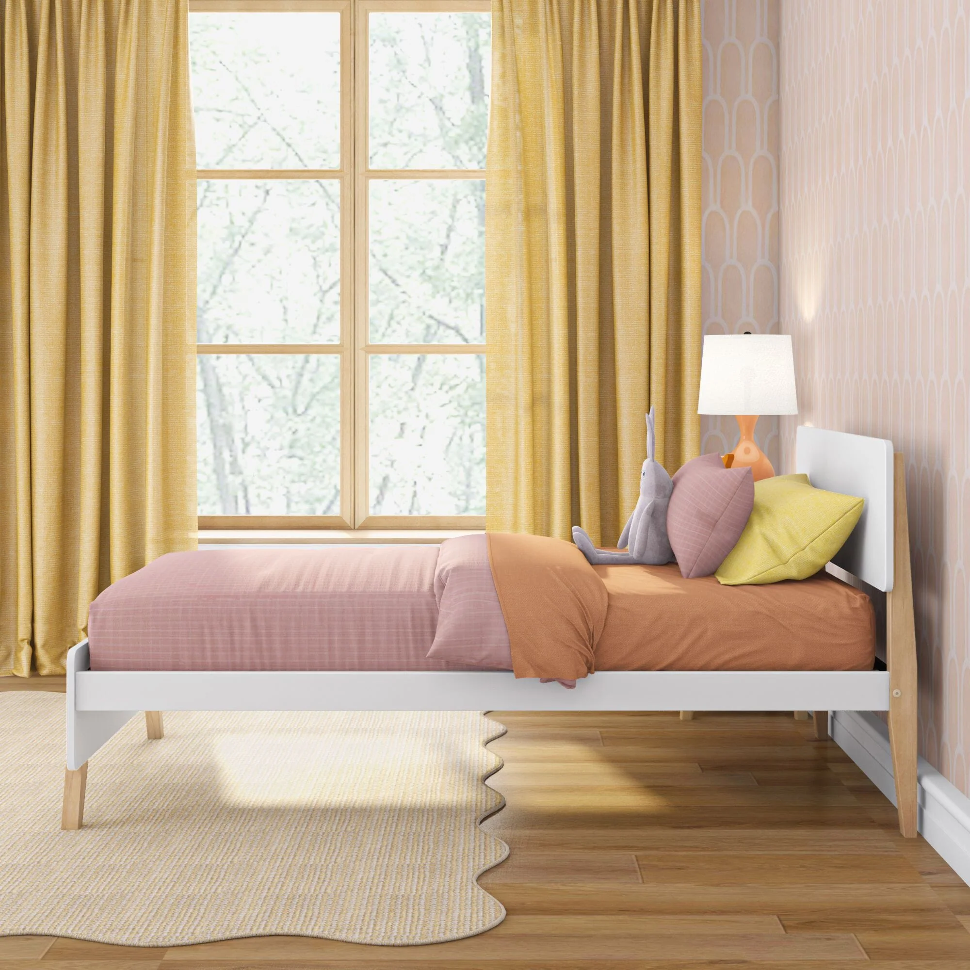 Mid-Century Modern Twin Bed - Image 28