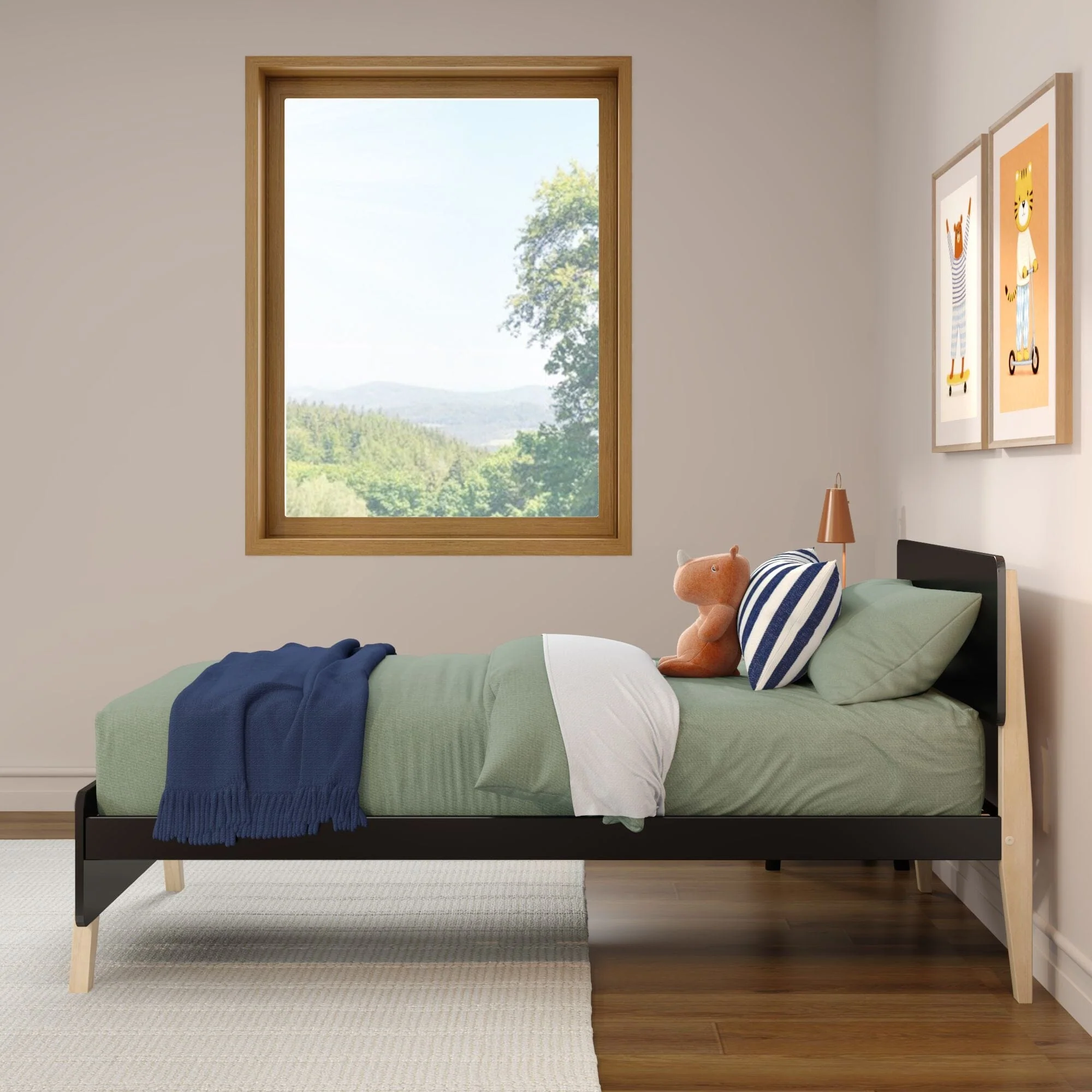 Mid-Century Modern Twin Bed - Image 29