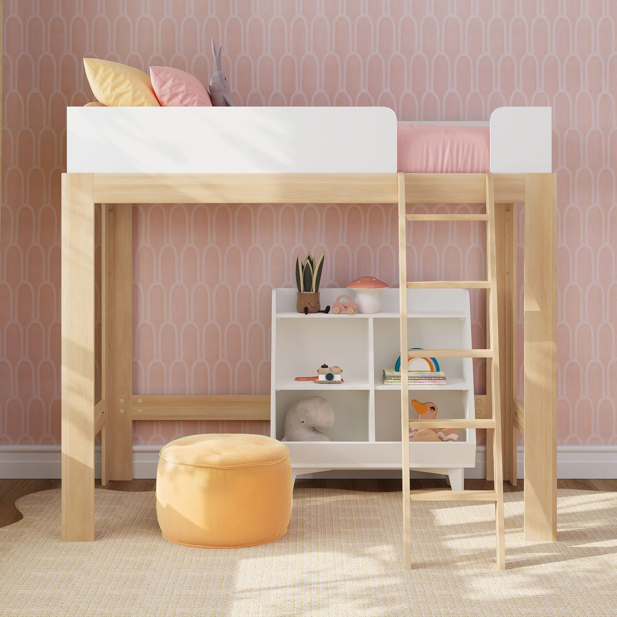 Mid-Century Modern Twin Loft Bed - Image 10