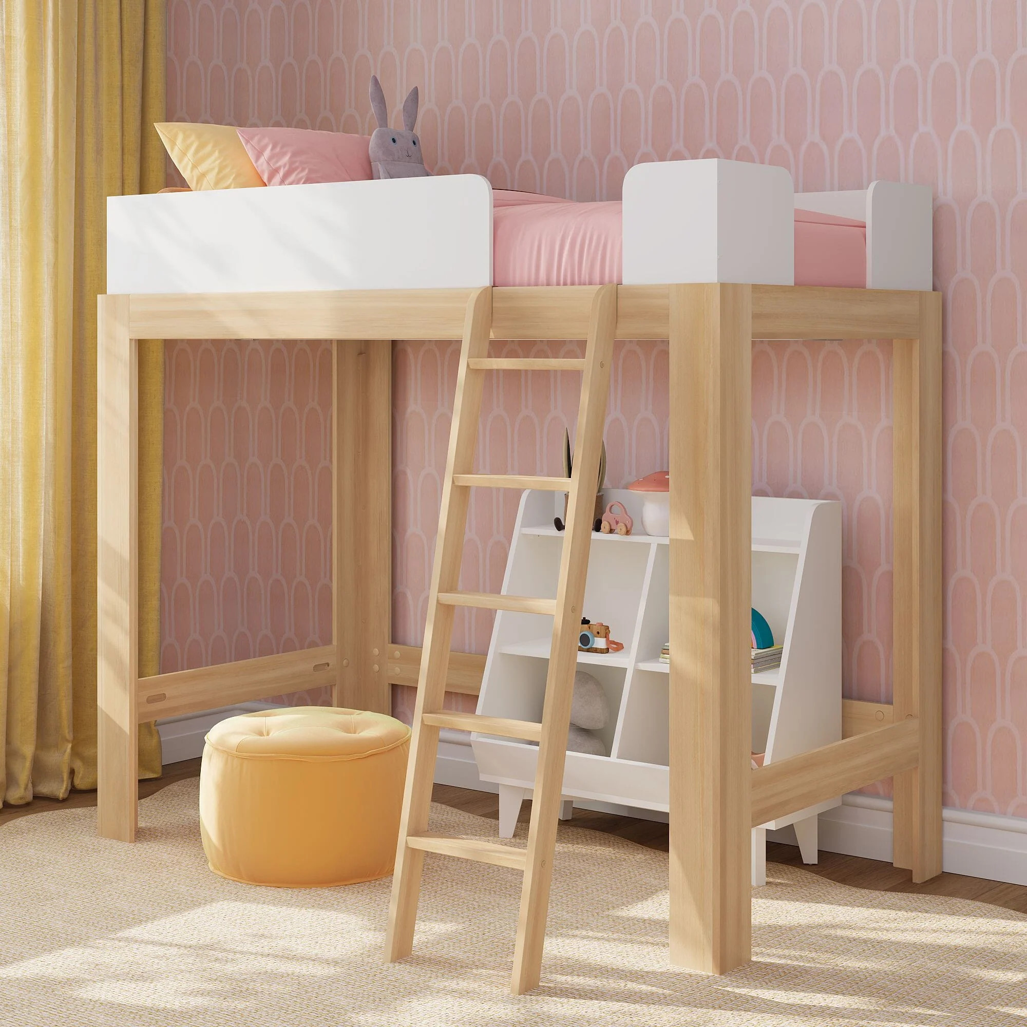 Mid-Century Modern Twin Loft Bed - Image 5