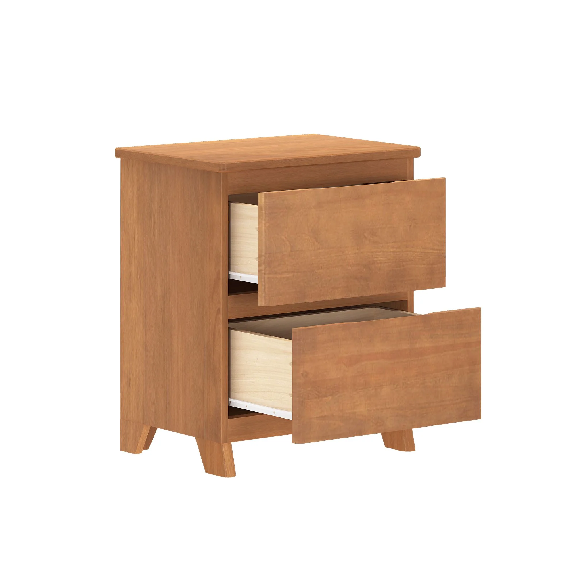 Modern Farmhouse 2-Drawer Nightstand - Image 12