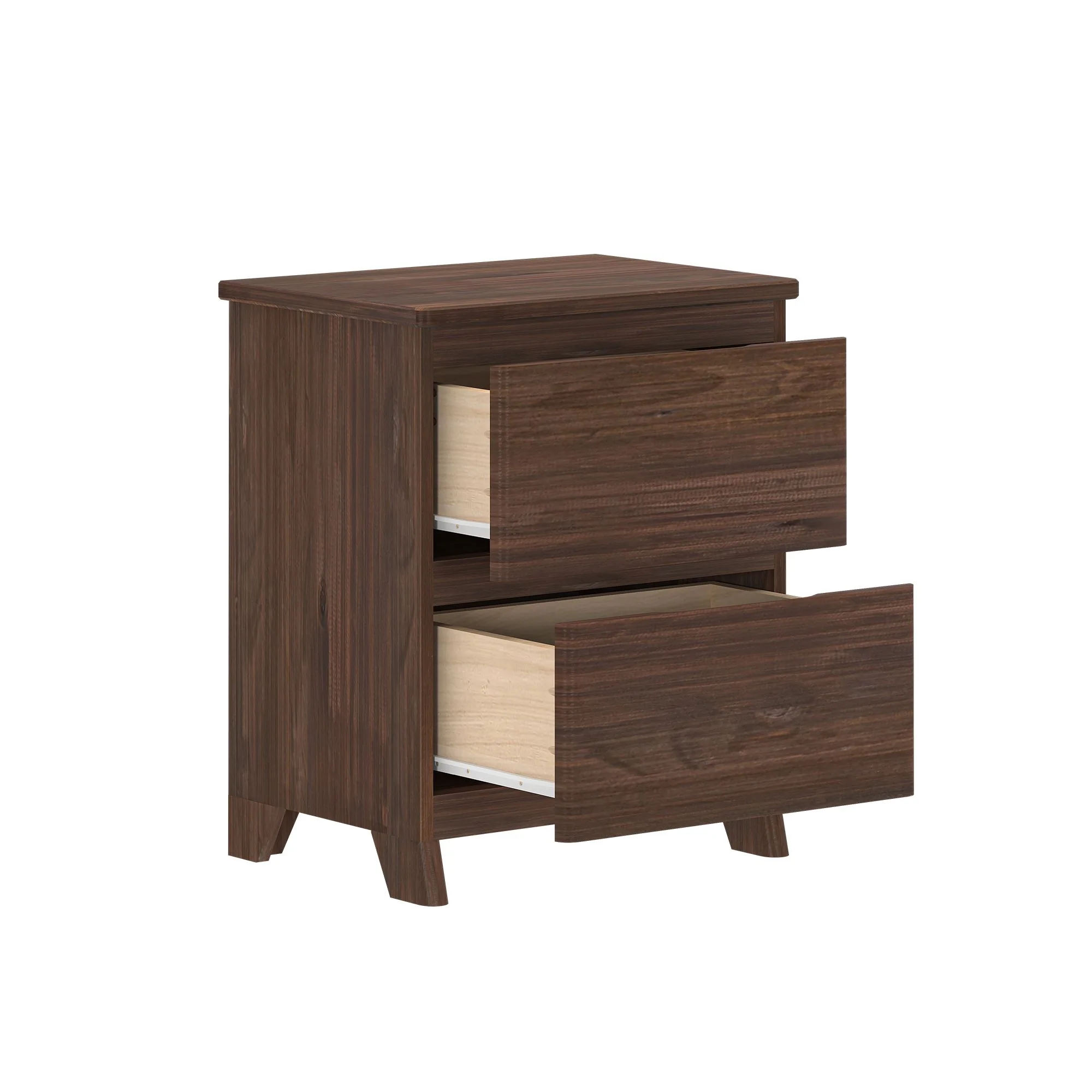 Modern Farmhouse 2-Drawer Nightstand - Image 9
