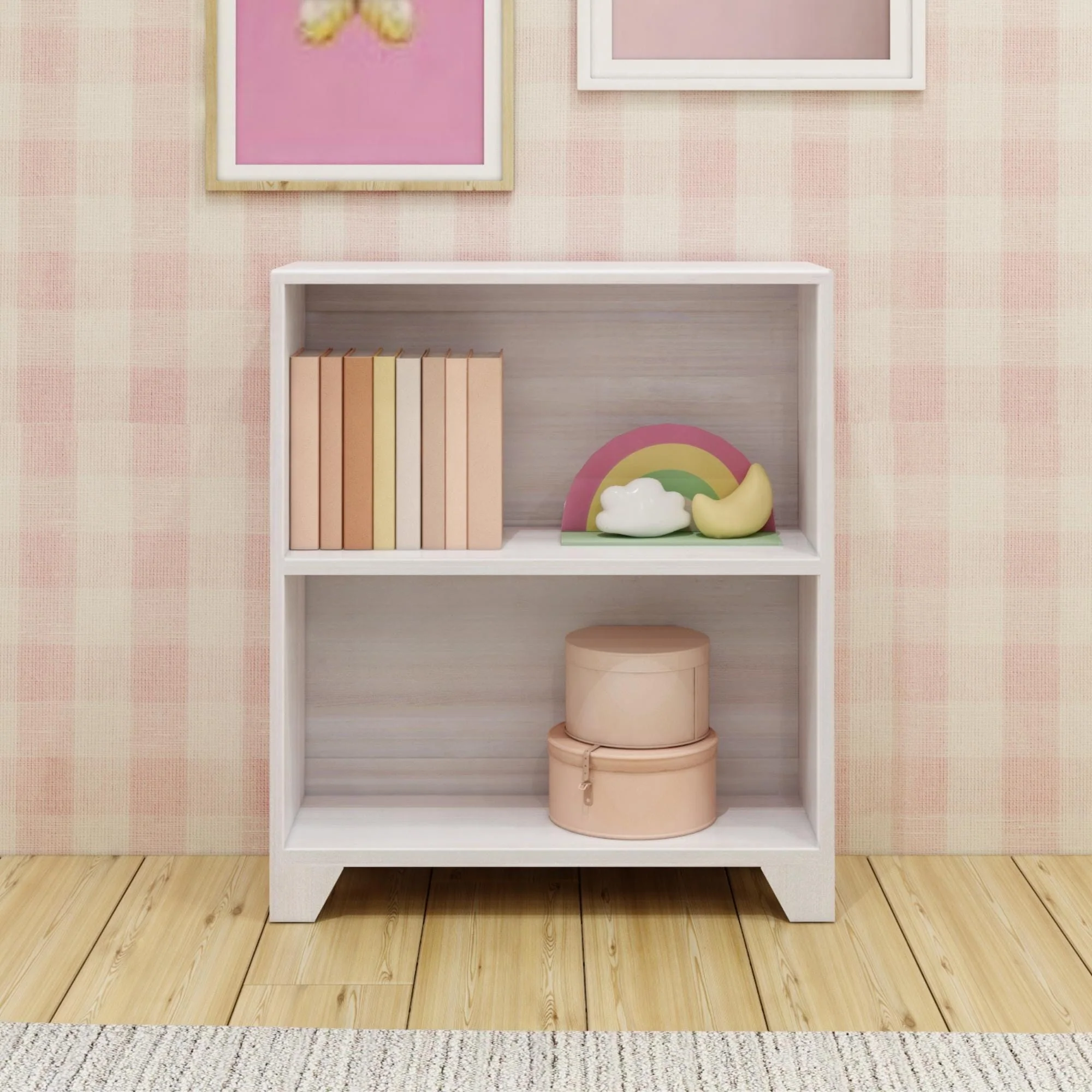 Modern Farmhouse 2-Shelf Bookcase - Image 5