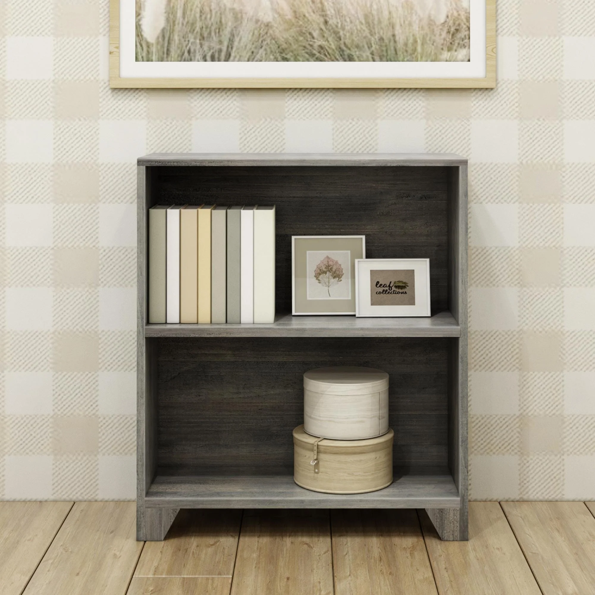Modern Farmhouse 2-Shelf Bookcase - Image 6