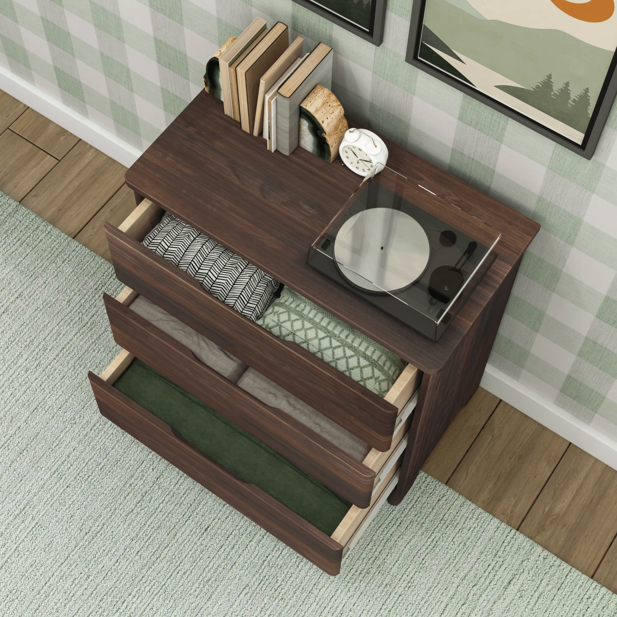 Modern Farmhouse 3-Drawer Dresser - Image 17