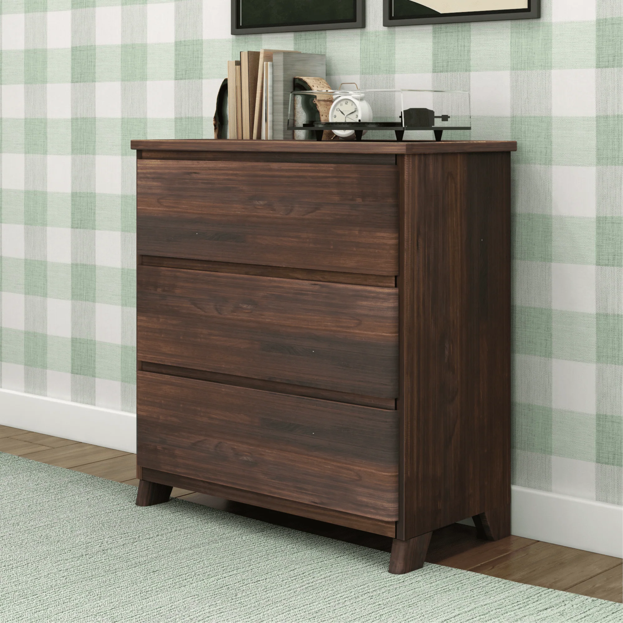 Modern Farmhouse 3-Drawer Dresser - Image 5