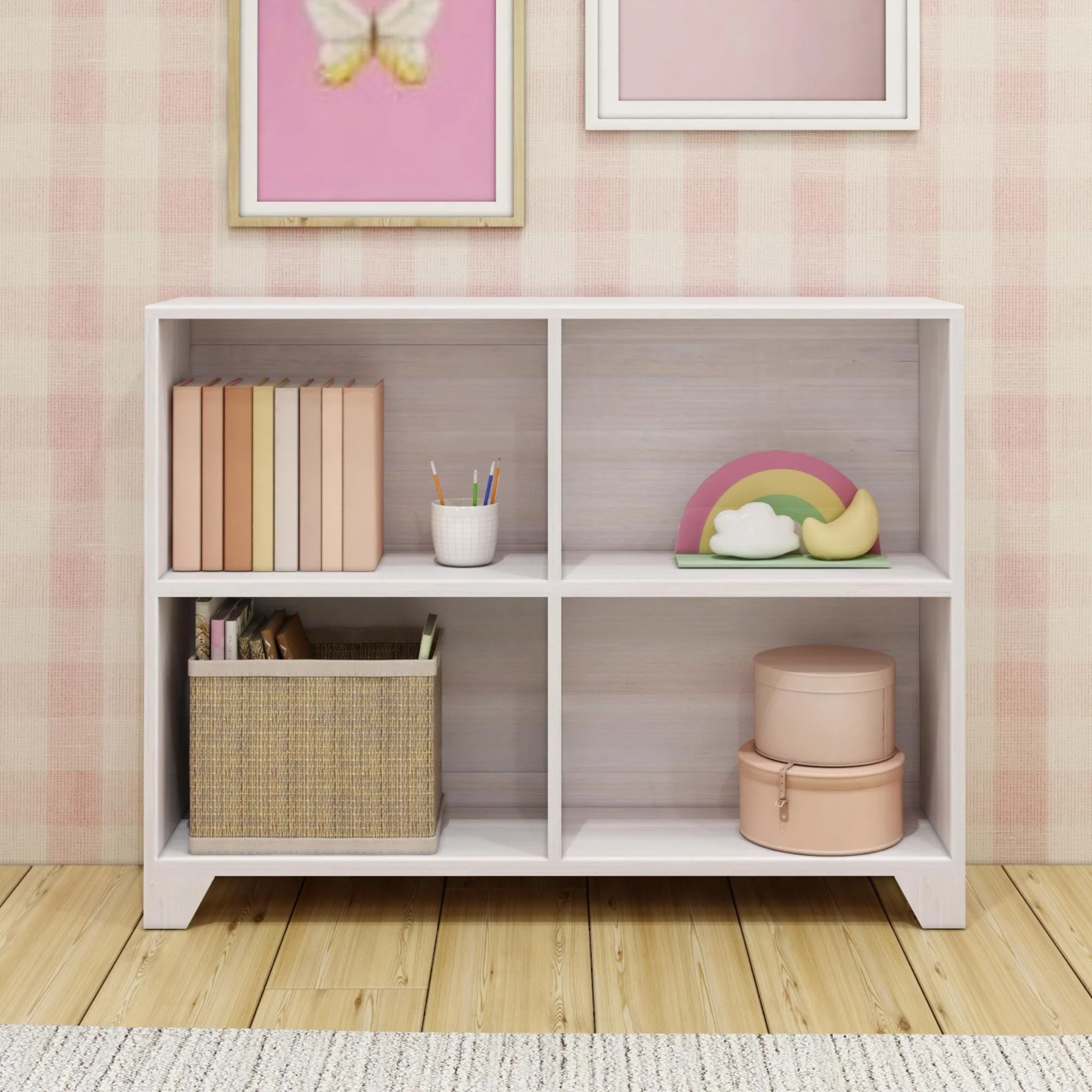Modern Farmhouse 4-Shelf Bookcase - Image 5