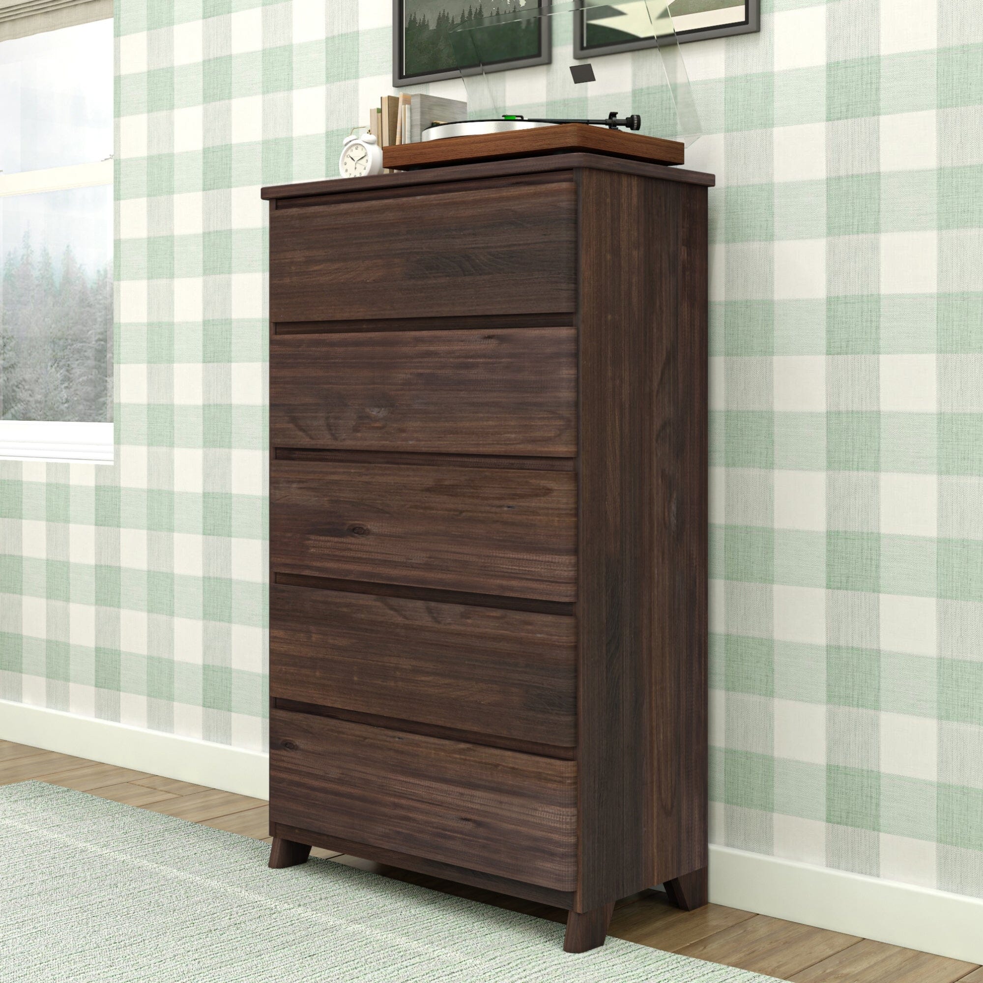 Modern Farmhouse 5-Drawer Dresser - Image 5