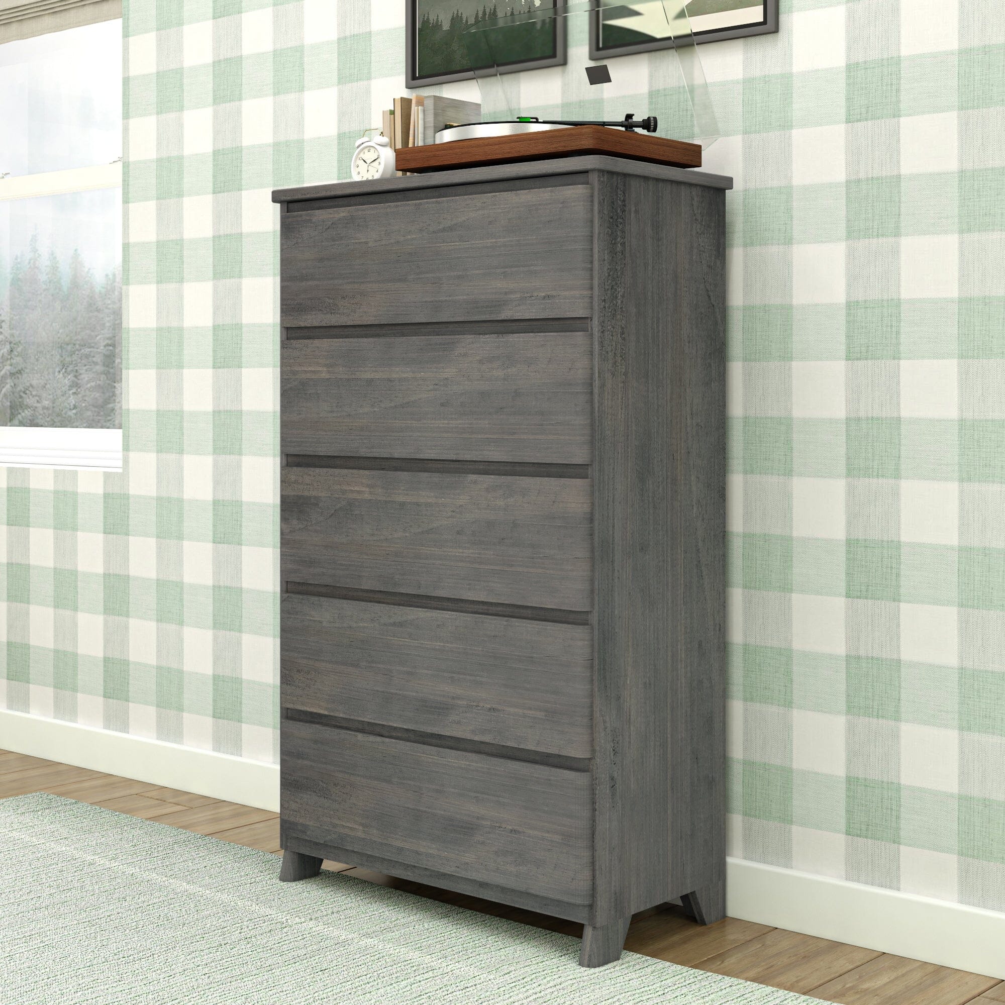 Modern Farmhouse 5-Drawer Dresser - Image 7