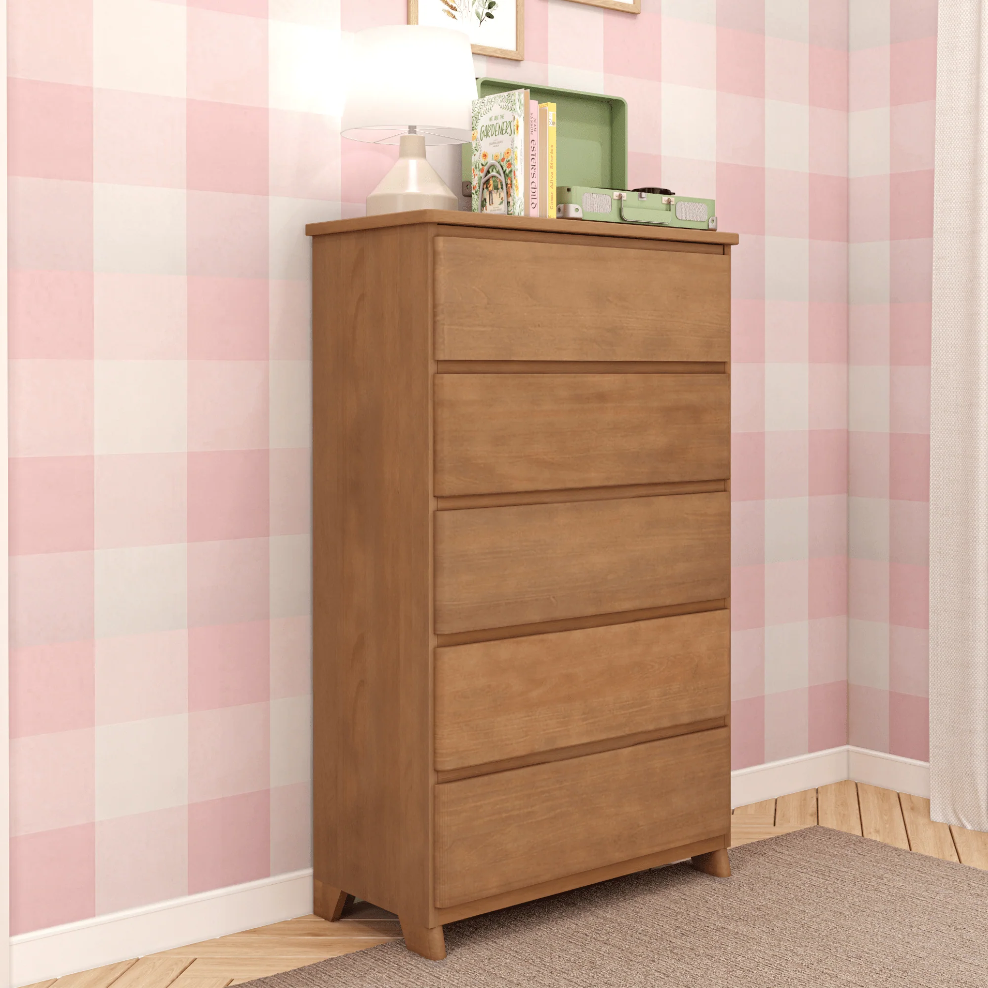 Modern Farmhouse 5-Drawer Dresser - Image 8