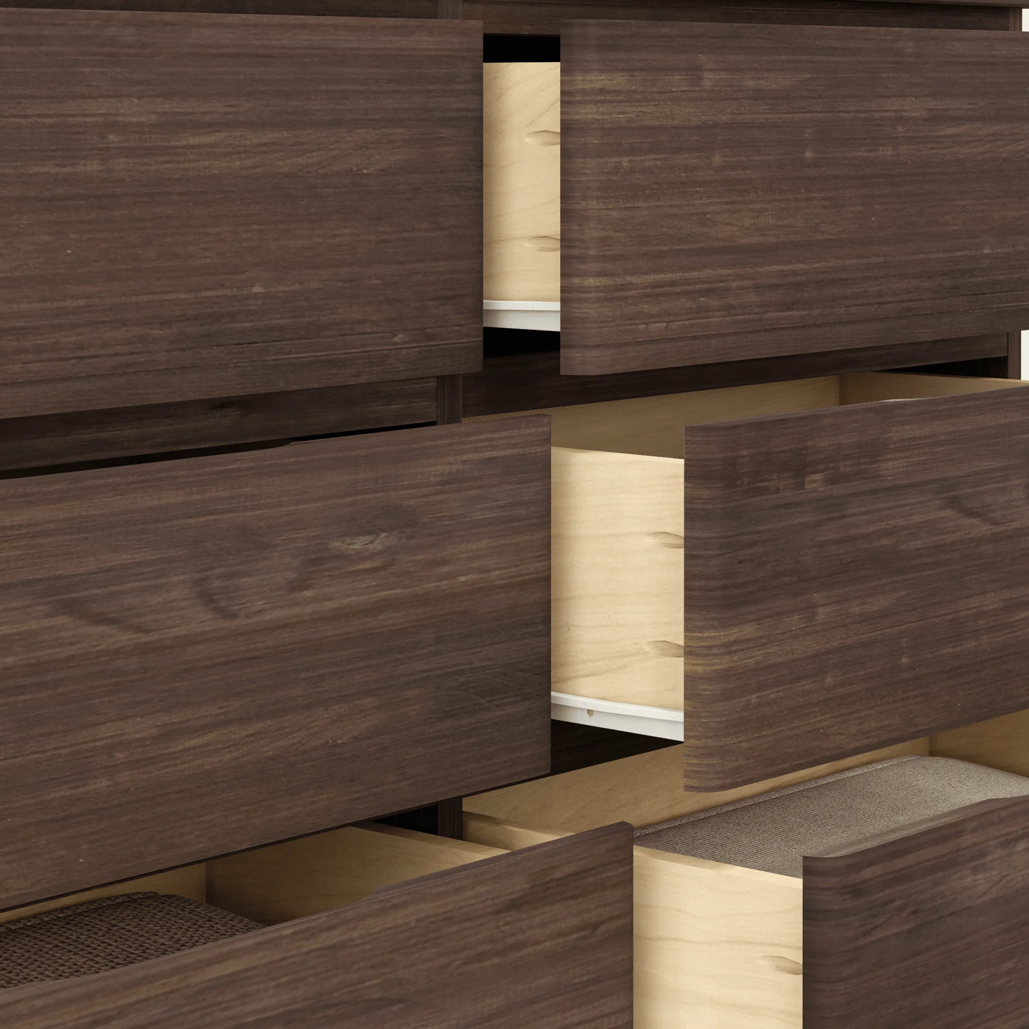Modern Farmhouse 6-Drawer Dresser - Image 21