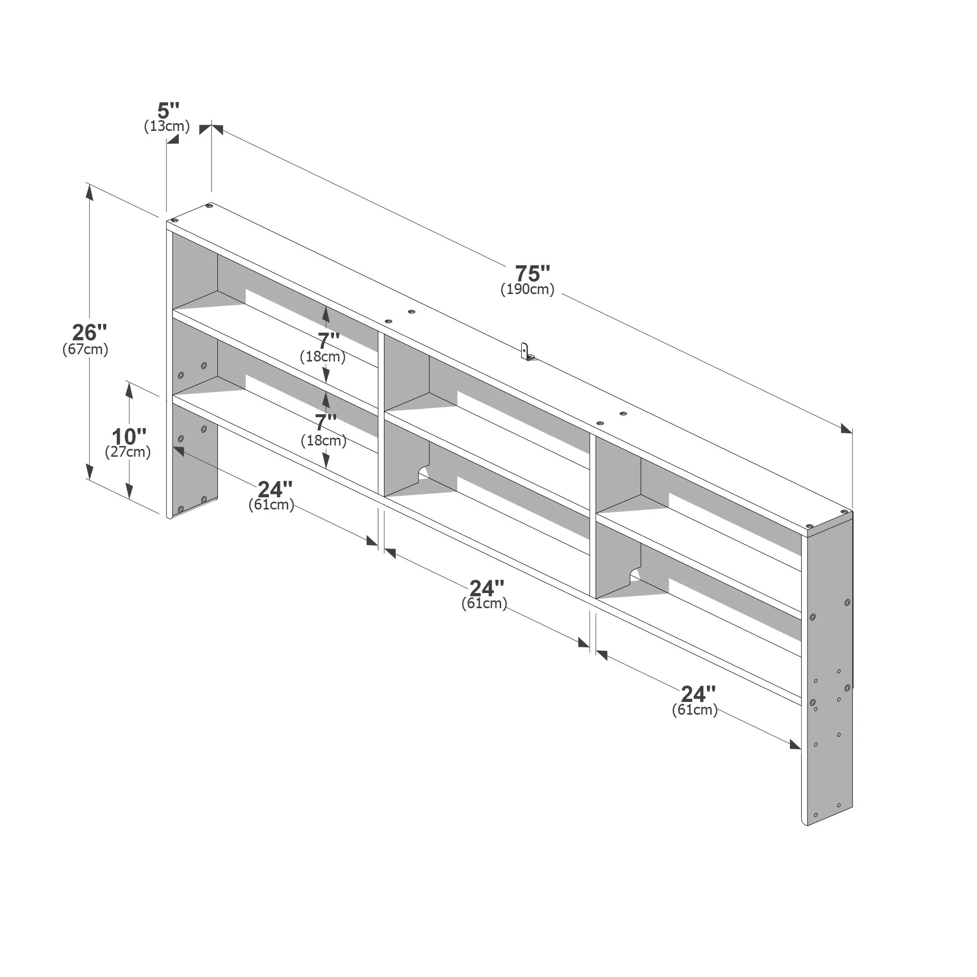Modern Farmhouse Bunk Bed Bookcase - Image 21
