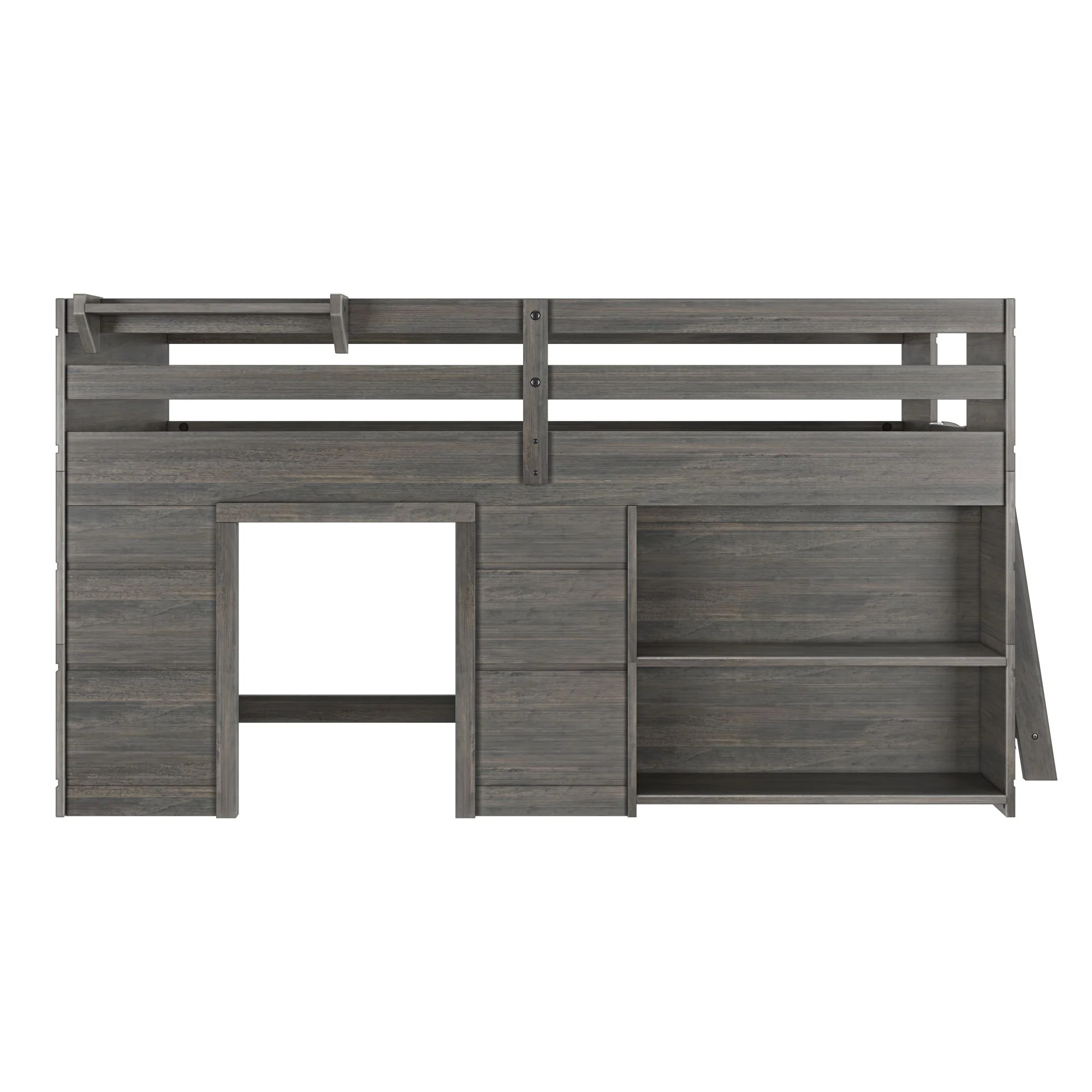 Modern Farmhouse Play & Display Twin Low Loft - Image 15