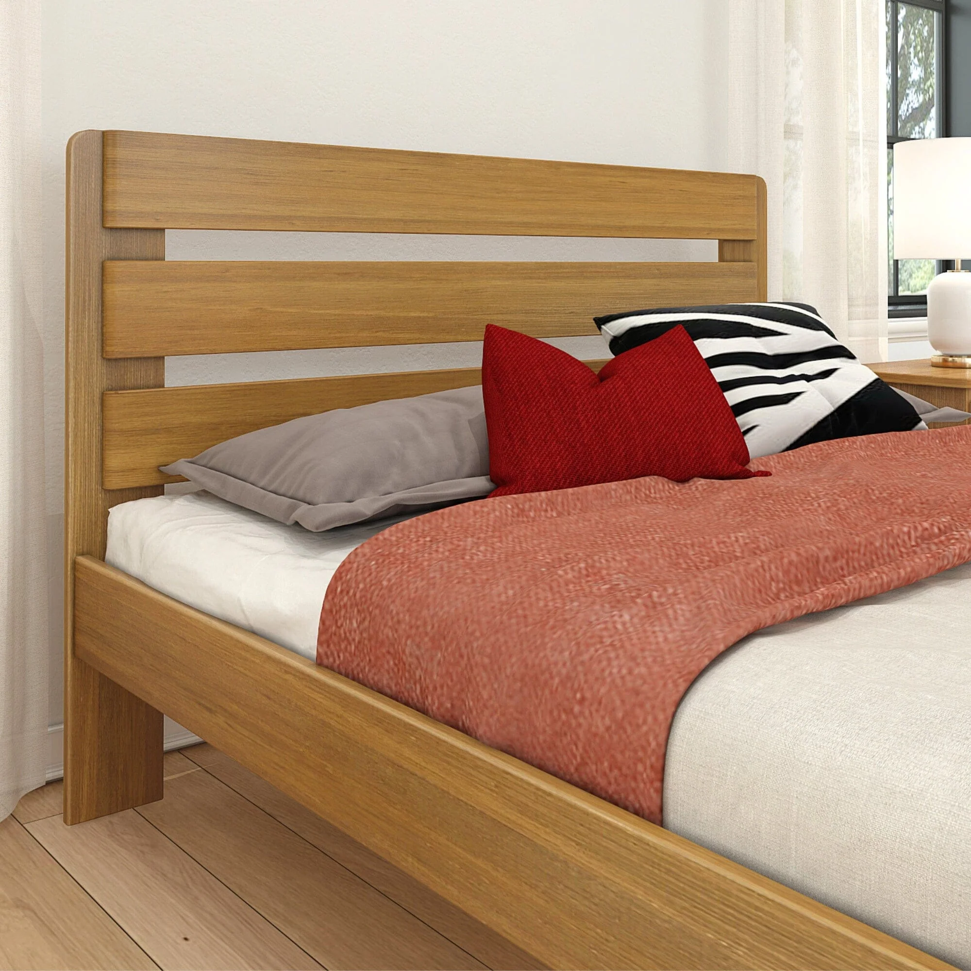 Modern Farmhouse Queen Plank Bed - Image 17