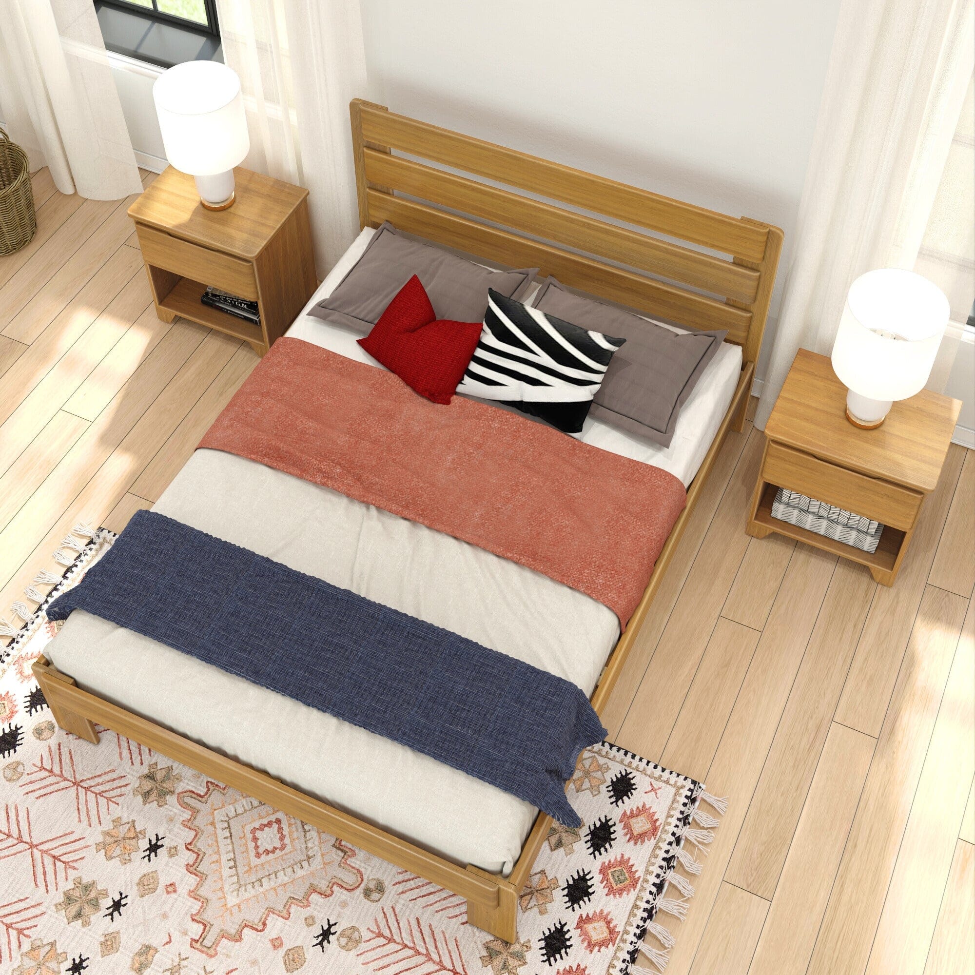 Modern Farmhouse Queen Plank Bed - Image 21