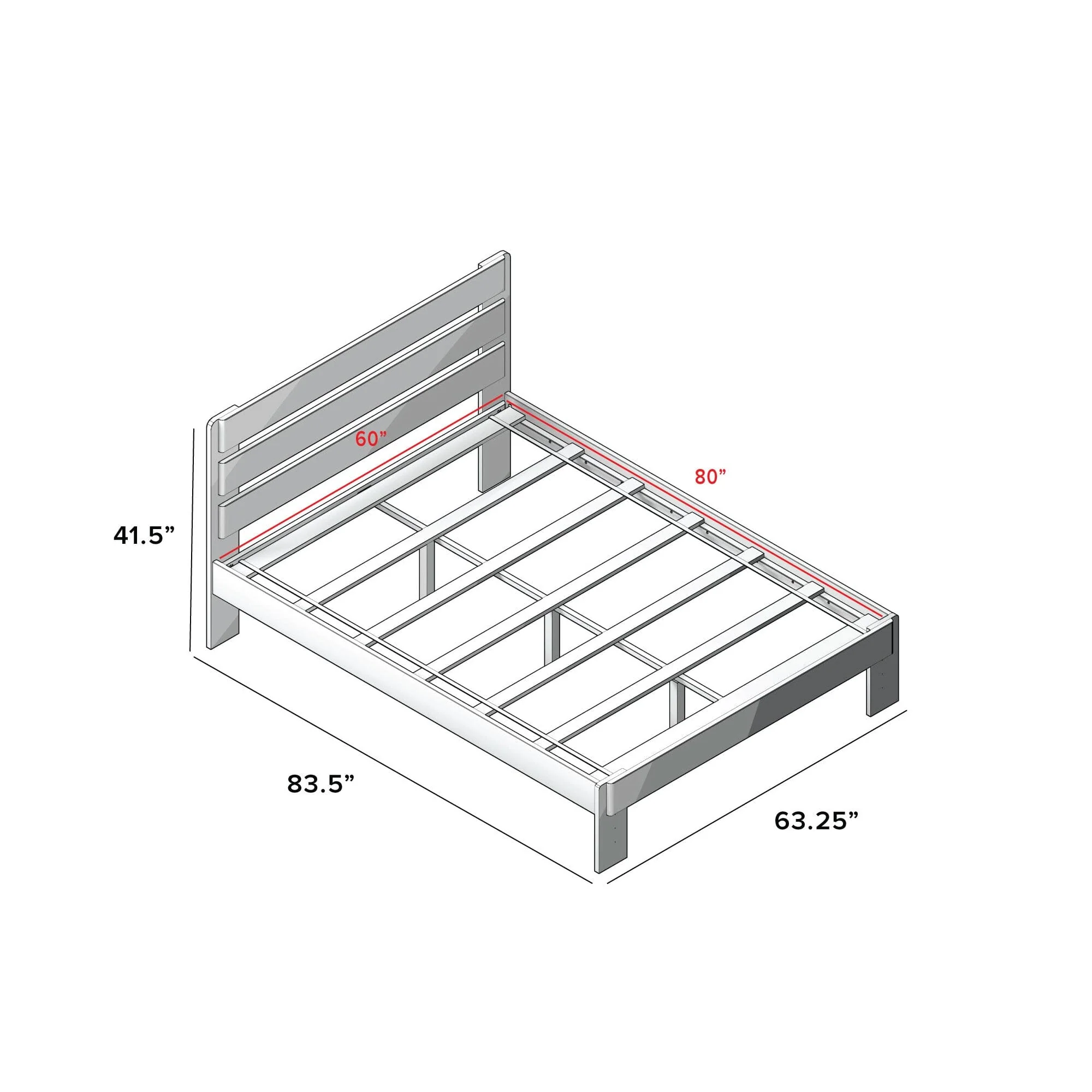 Modern Farmhouse Queen Plank Bed - Image 23
