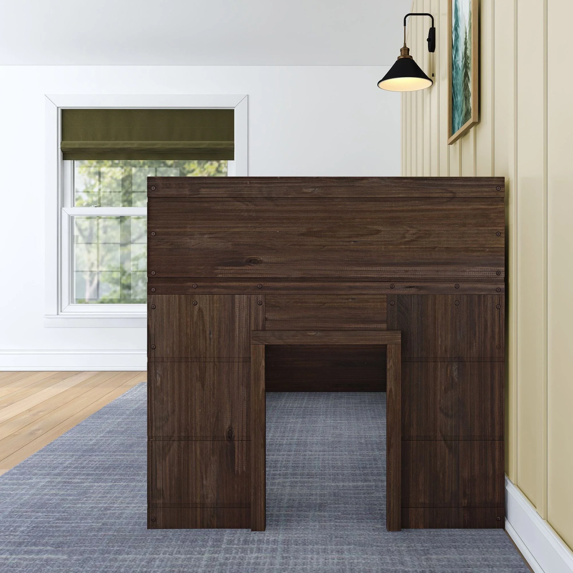 Modern Farmhouse Twin Low Loft - Image 21