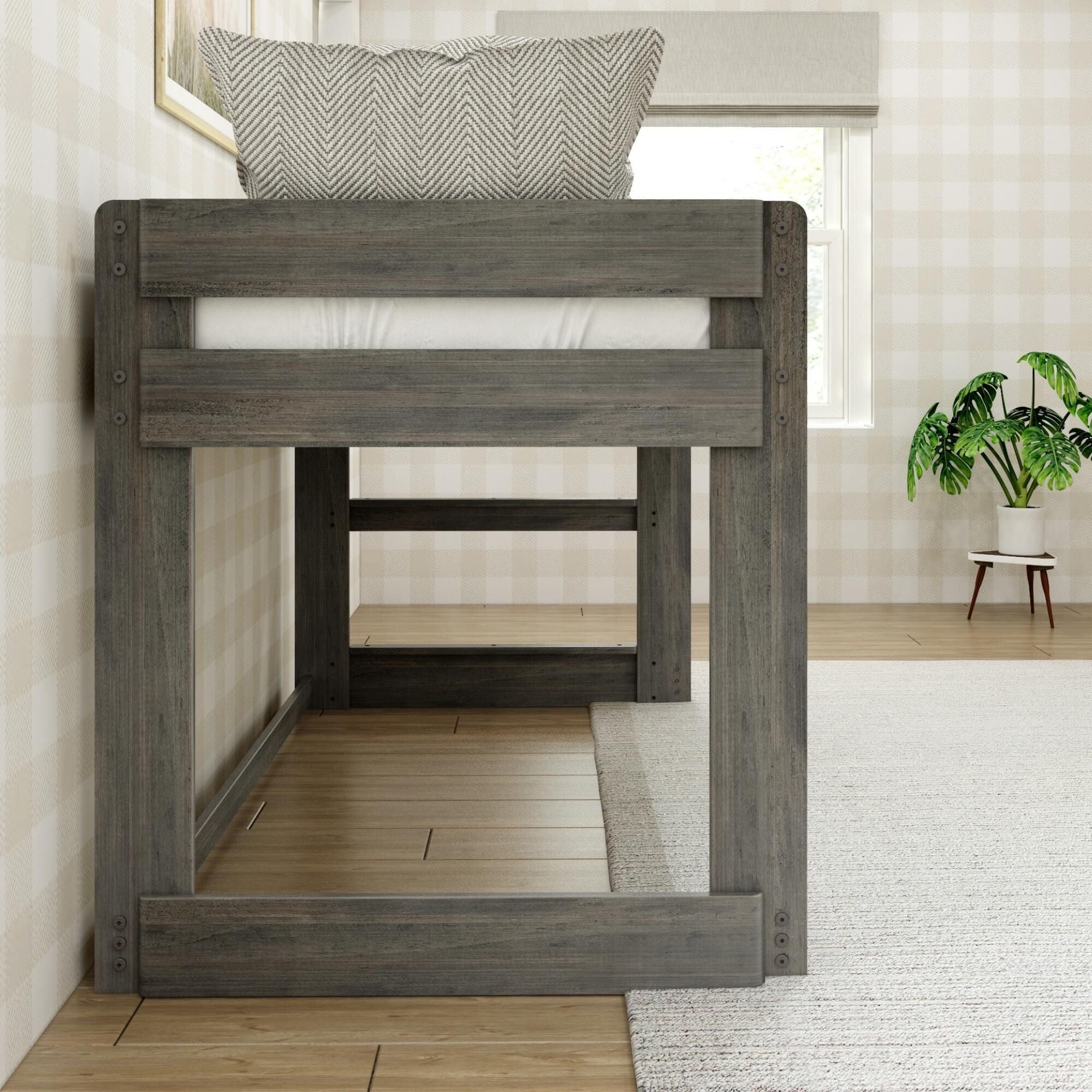 Modern Farmhouse Twin Low Loft Bed - Image 18
