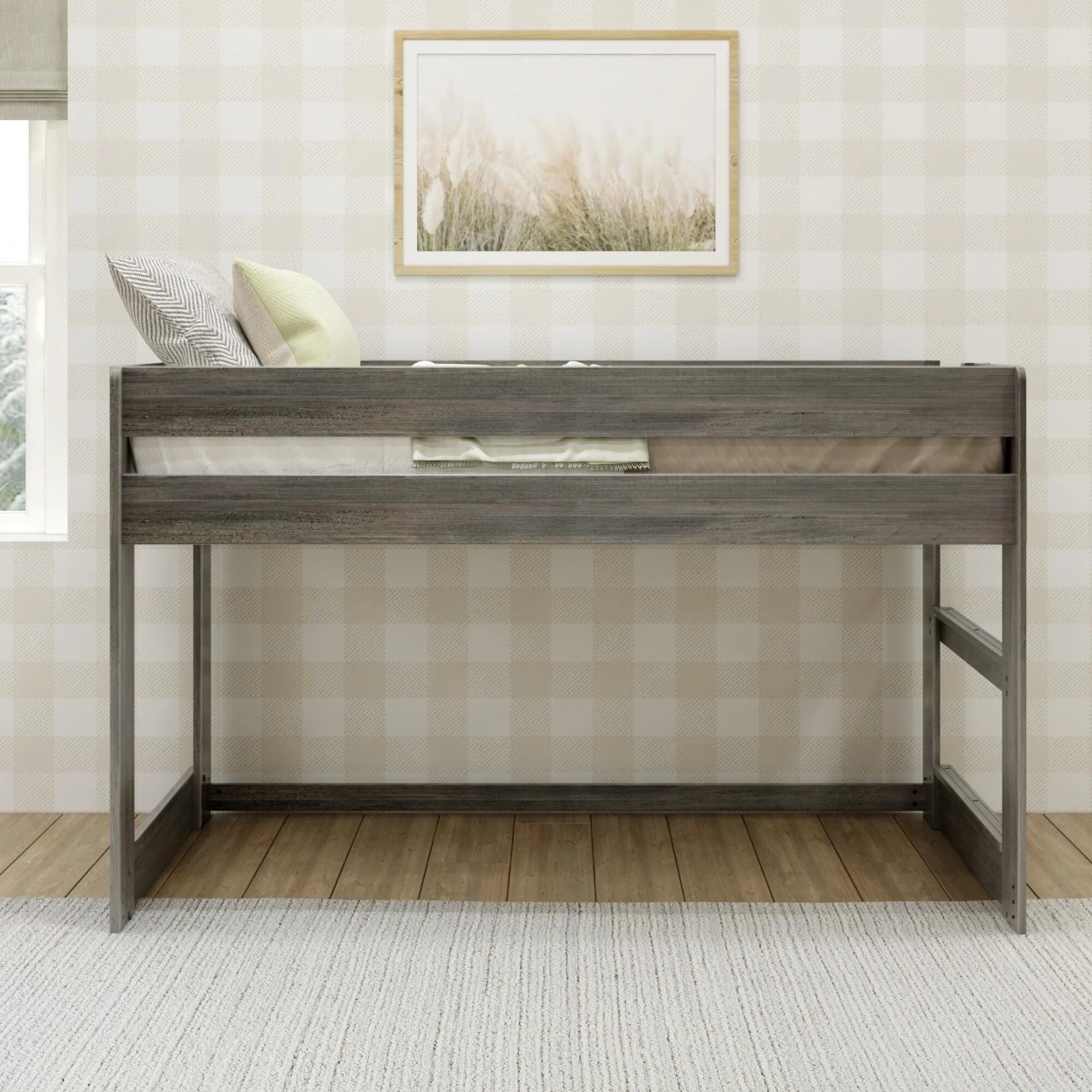 Modern Farmhouse Twin Low Loft Bed - Image 6