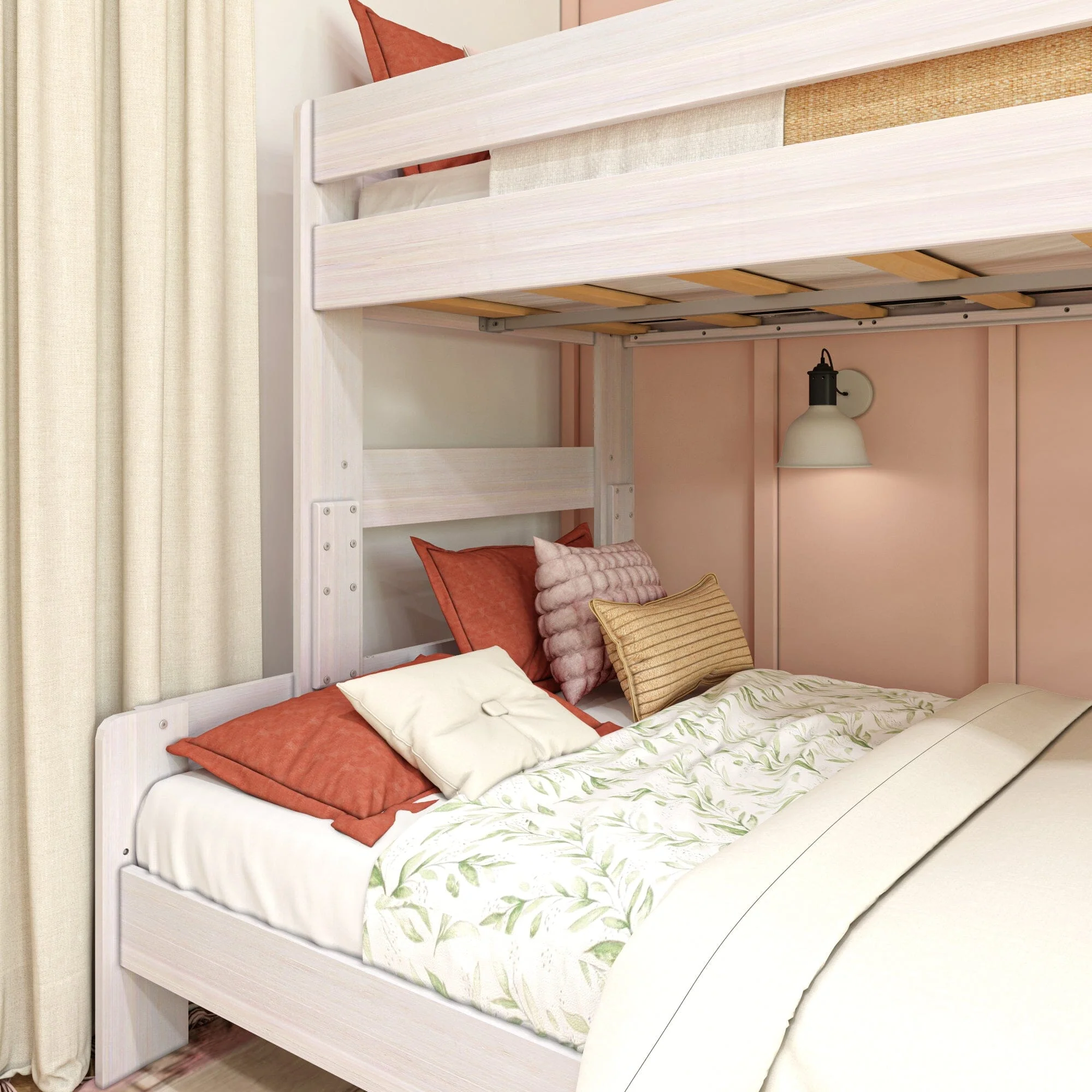 Modern Farmhouse Twin Over Full Bunk Bed - Image 5